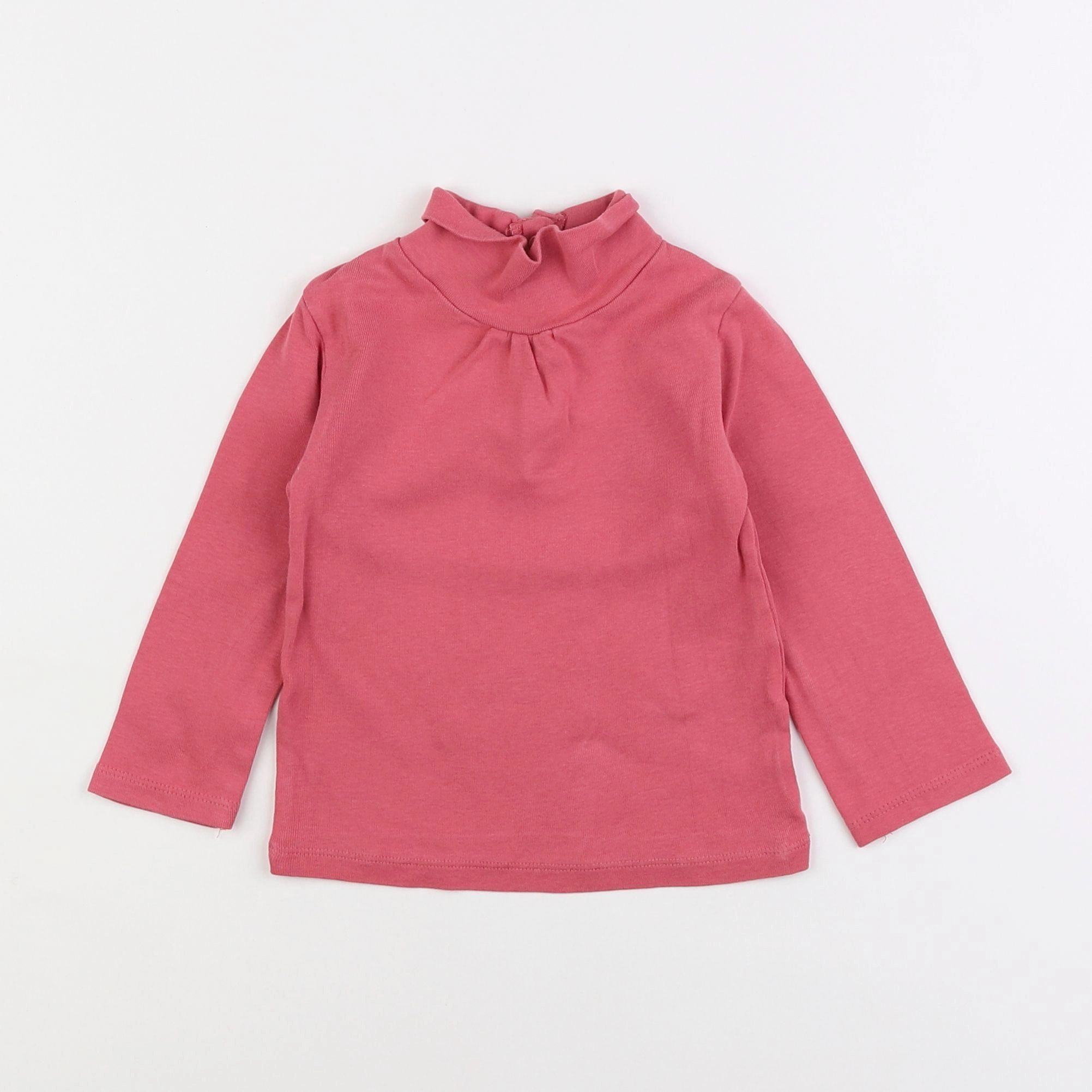 Vertbaudet - sous-pull rose - 2 ans