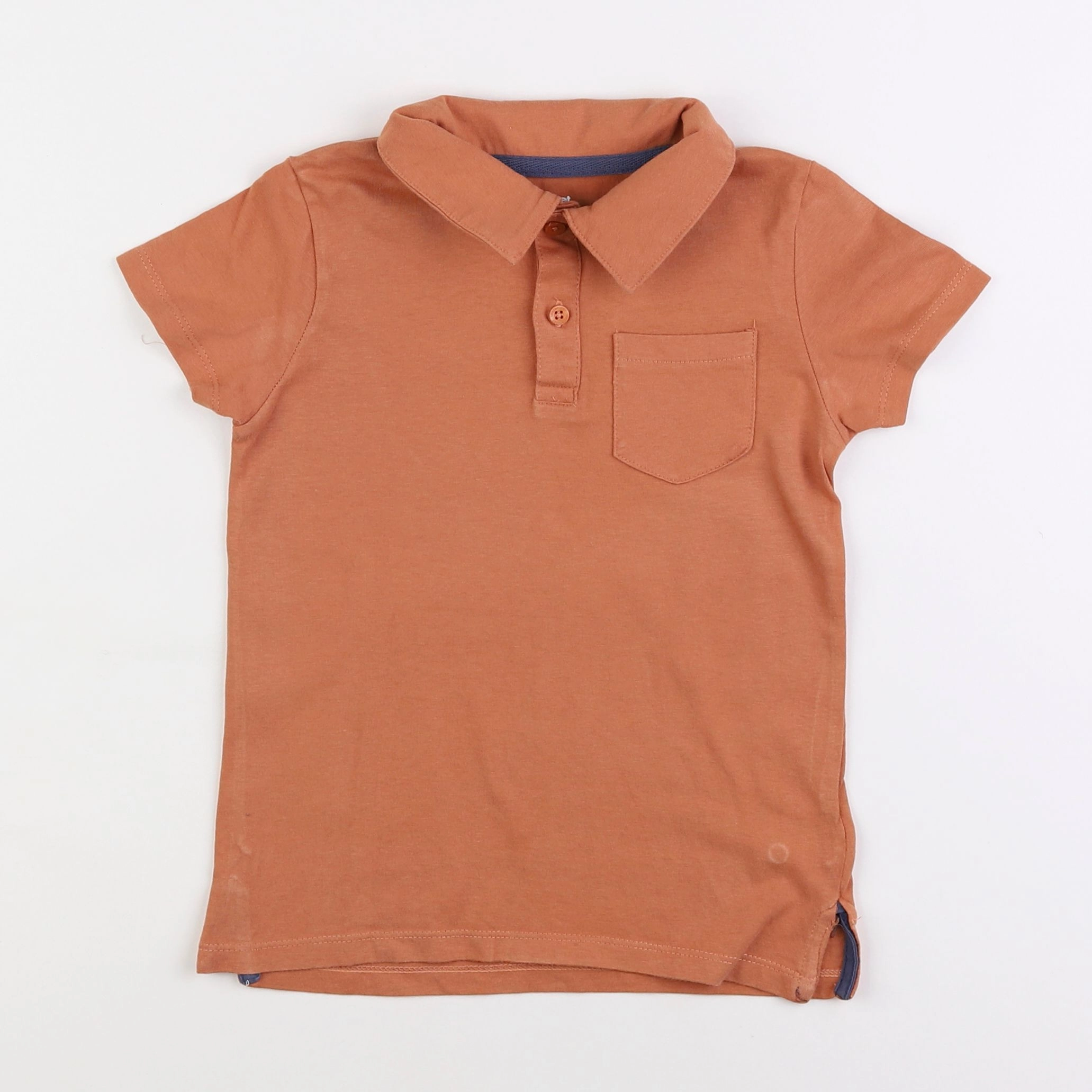 Vertbaudet - polo orange - 5 ans