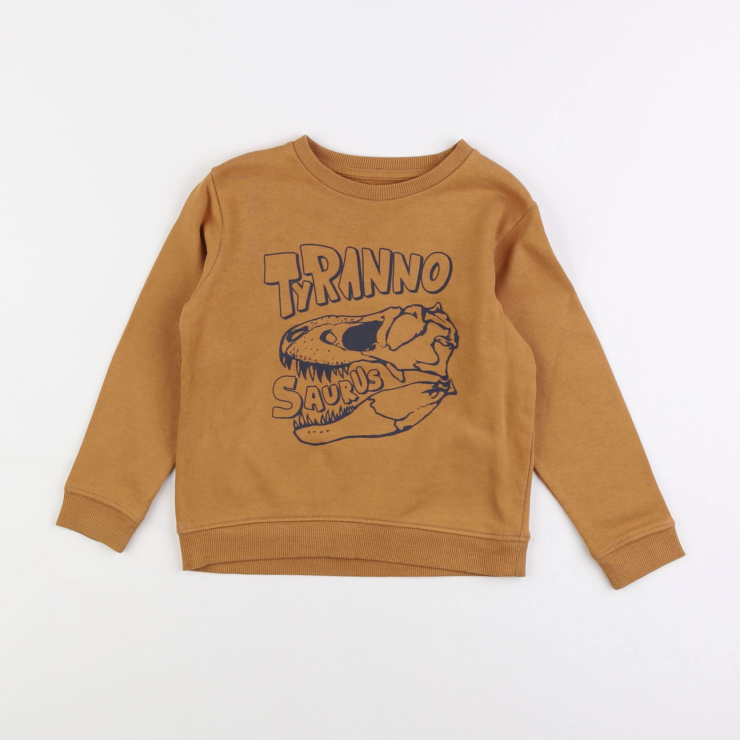 Vertbaudet - sweat marron - 5 ans