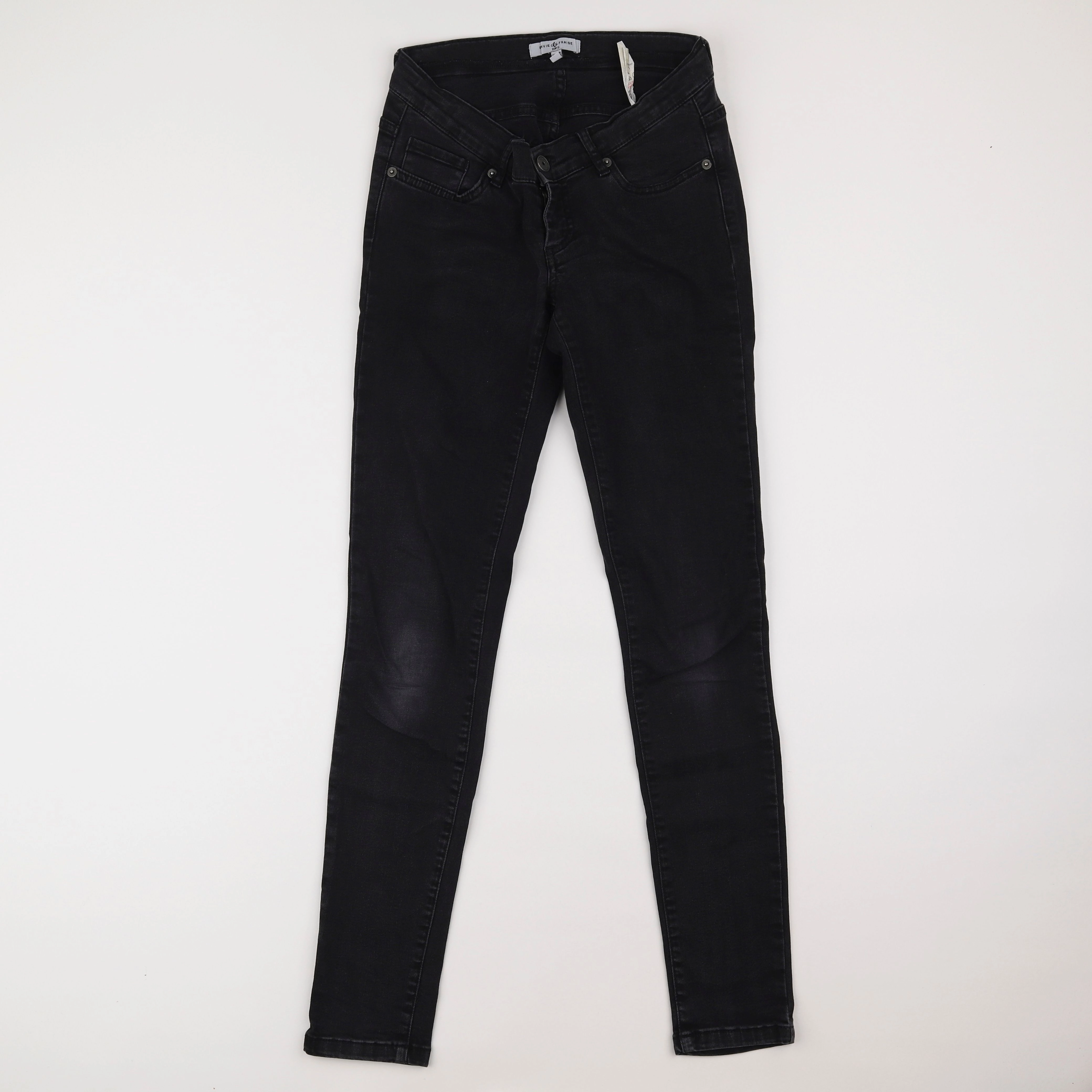 Envie de fraise - jean grossesse noir - 34
