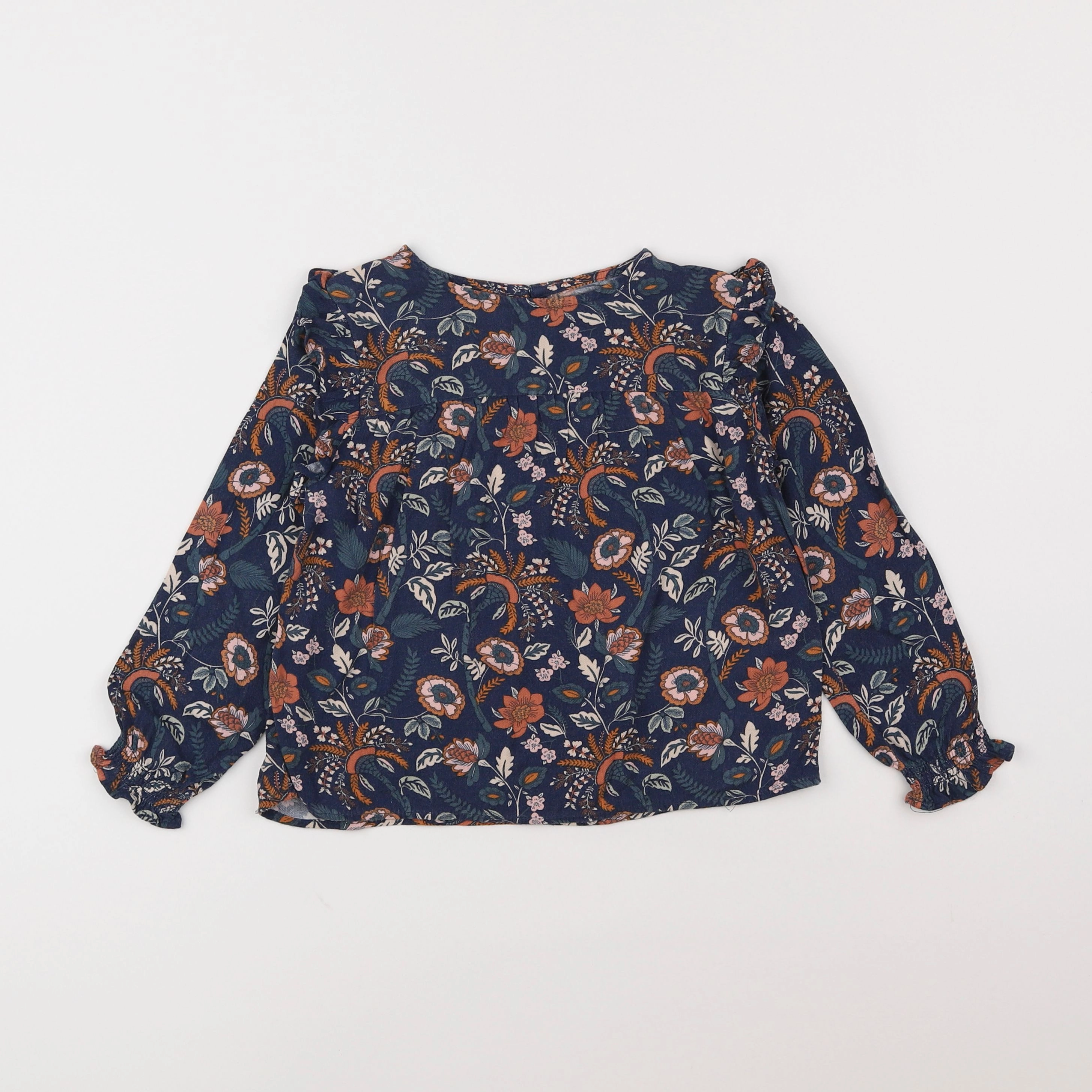 Vertbaudet - blouse bleu - 5 ans