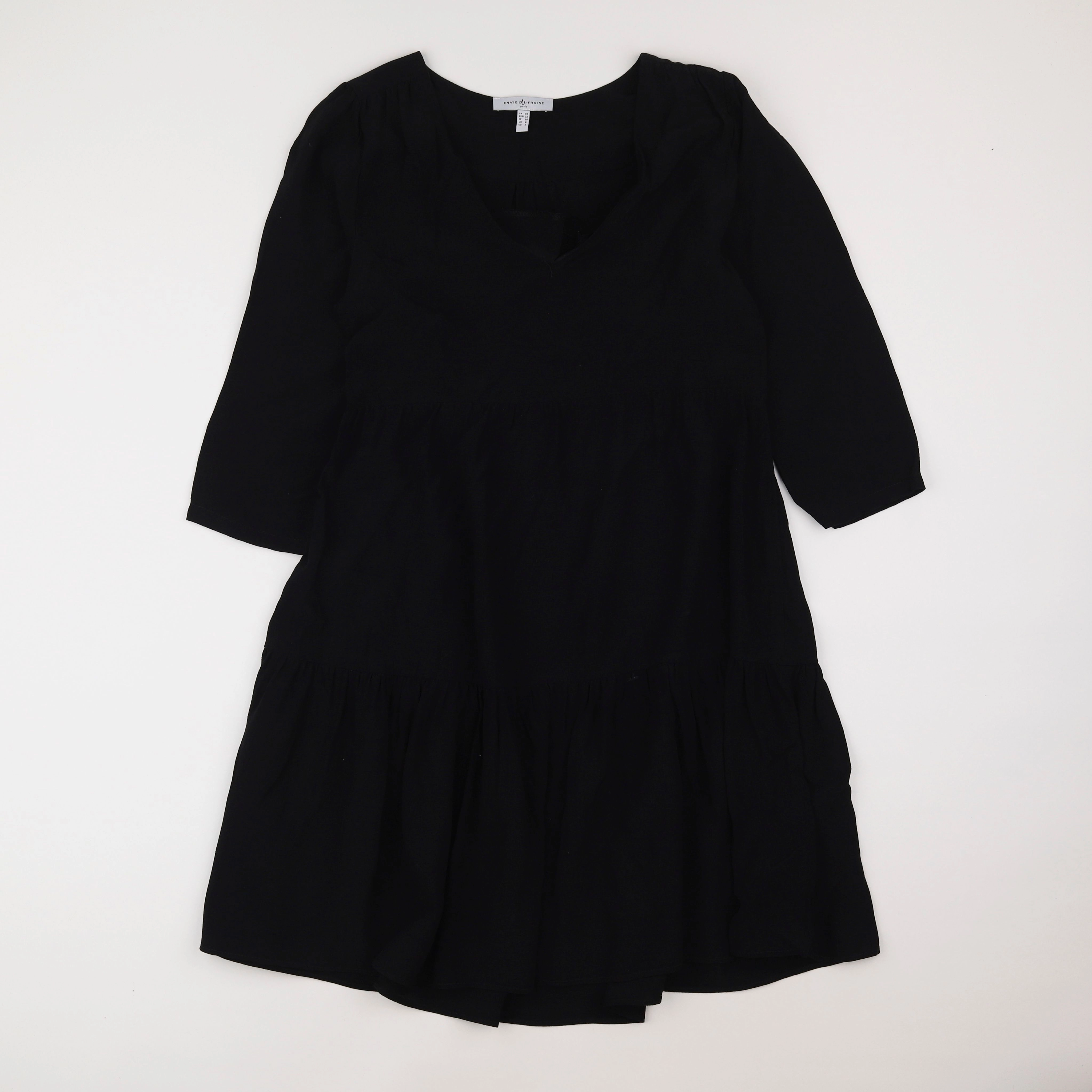 Envie de fraise - robe grossesse noir - 34