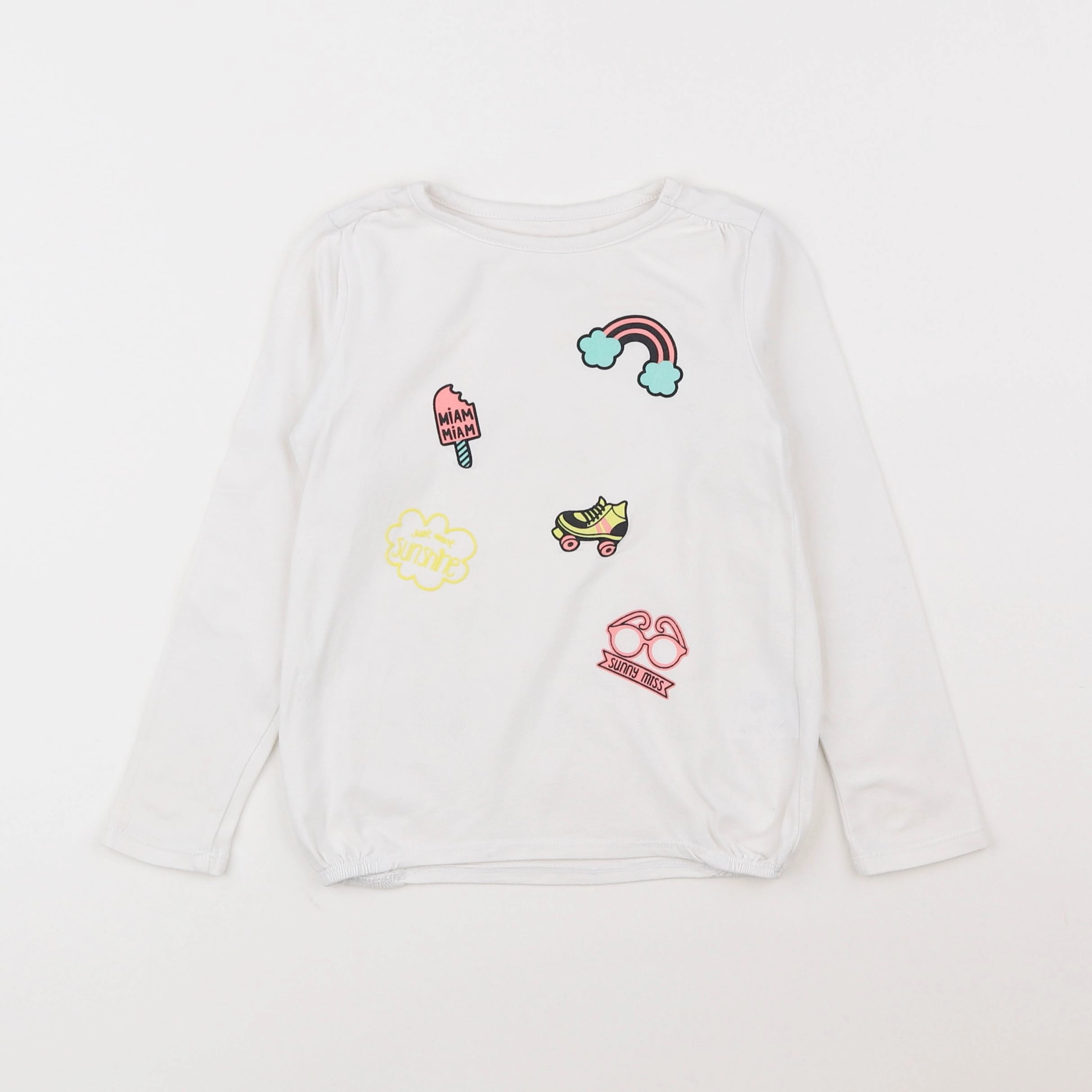 Vertbaudet - tee-shirt multicolore - 6 ans