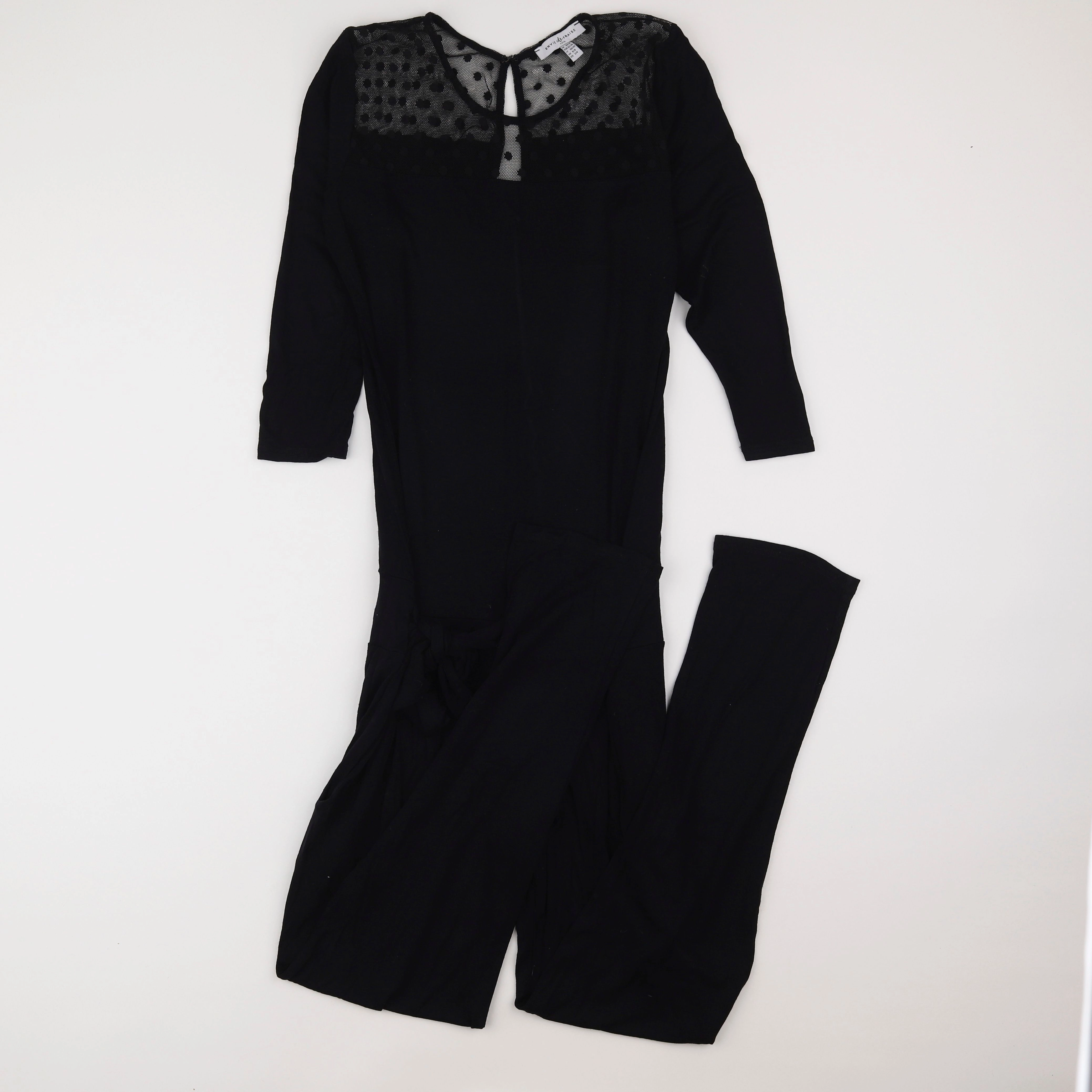 Envie de fraise - combinaison grossesse noir - 34 à 36