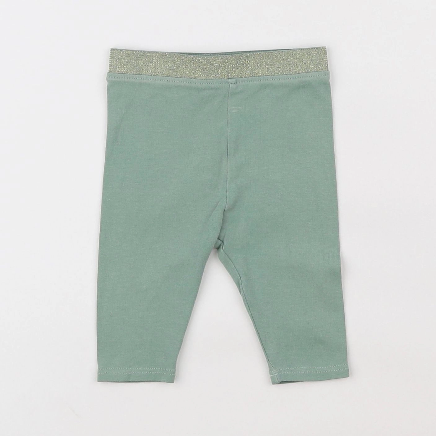 Vertbaudet - legging or, vert - 3 mois