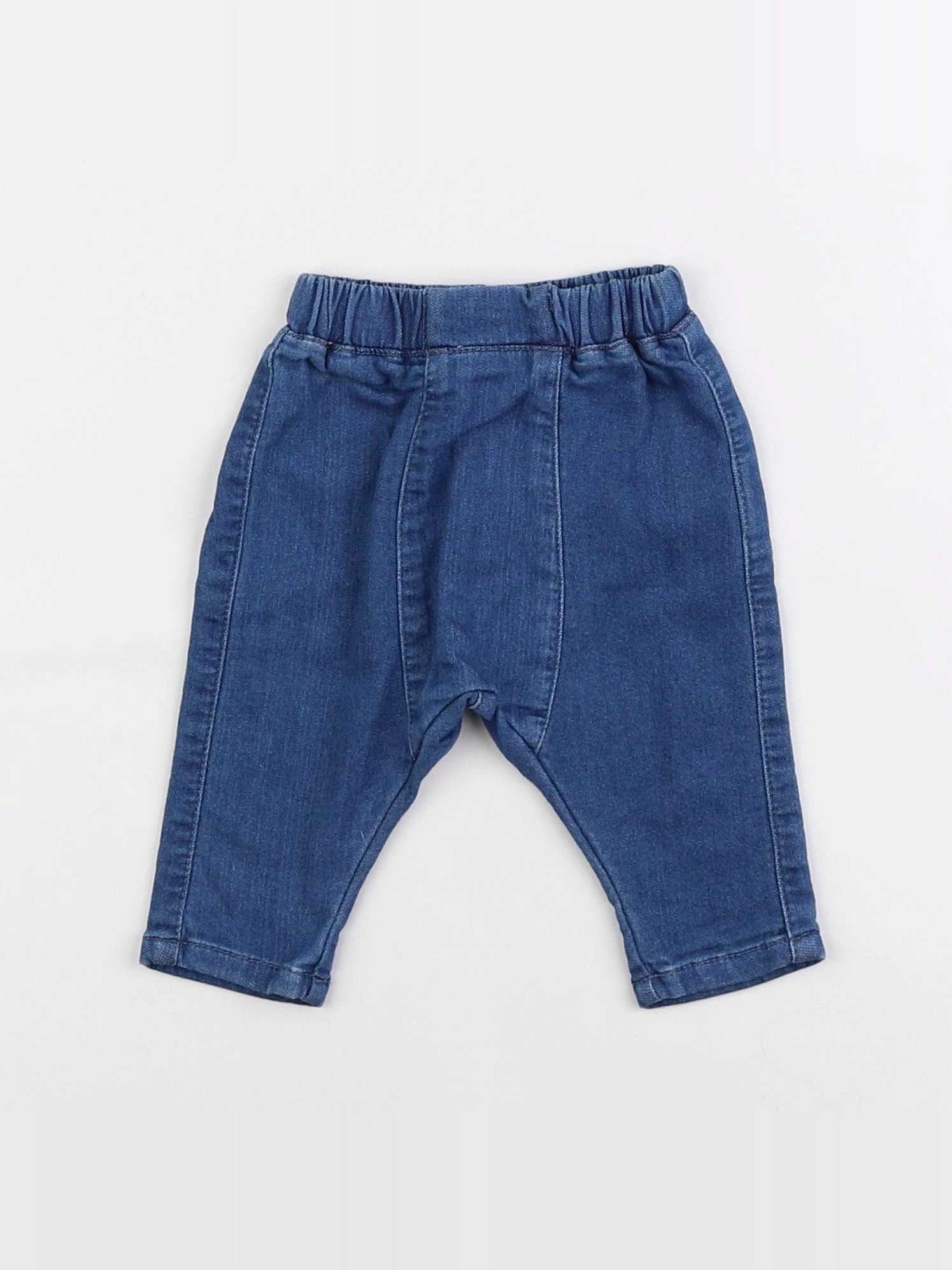 Vertbaudet - sarouel bleu - 1 mois