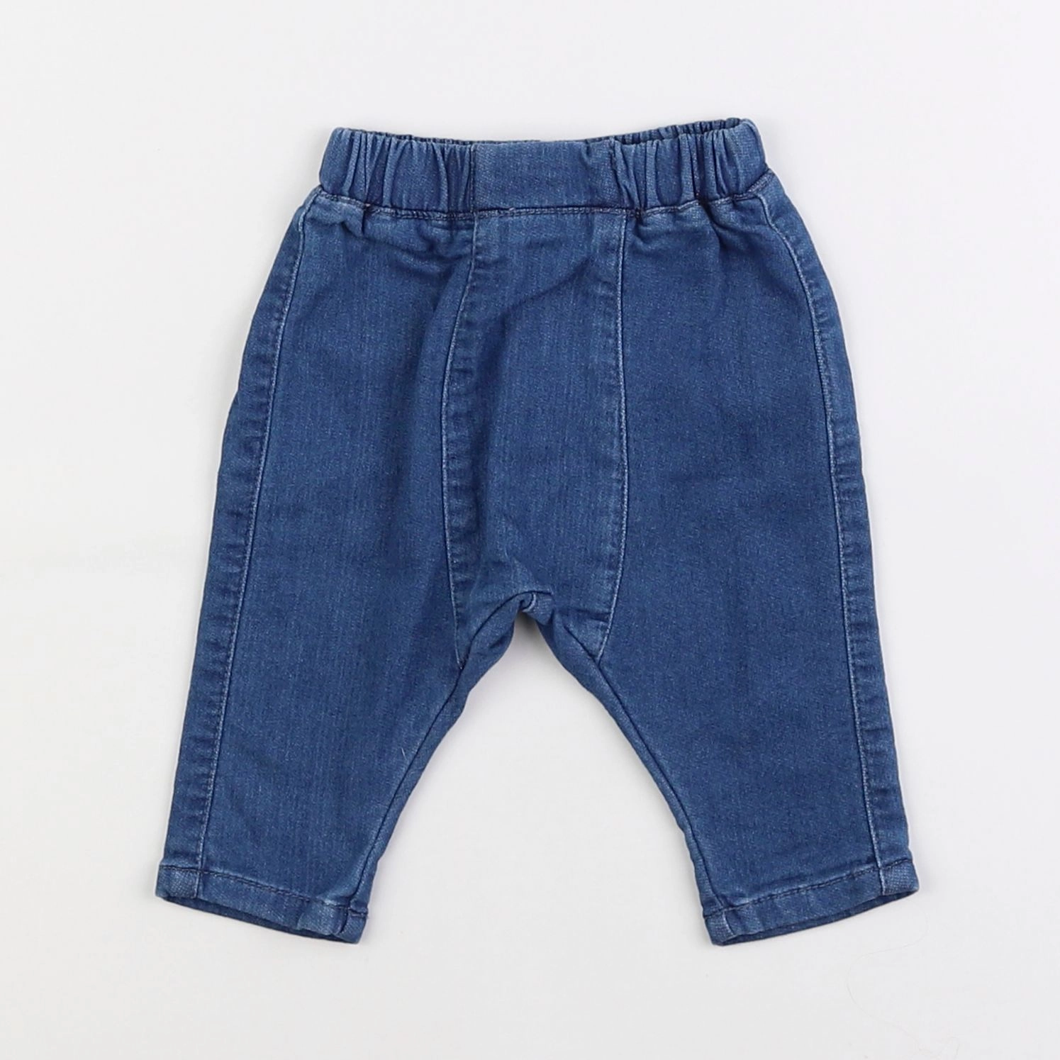 Vertbaudet - sarouel bleu - 1 mois
