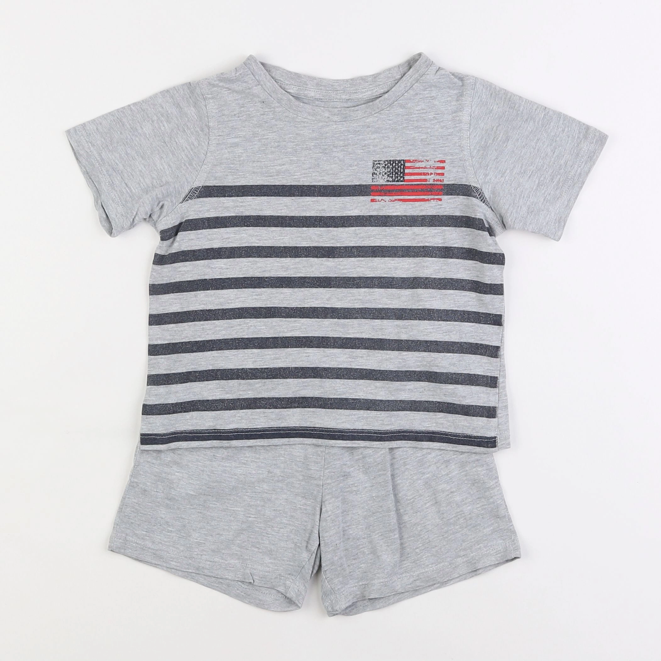 Vertbaudet - pyjama coton gris - 3 ans