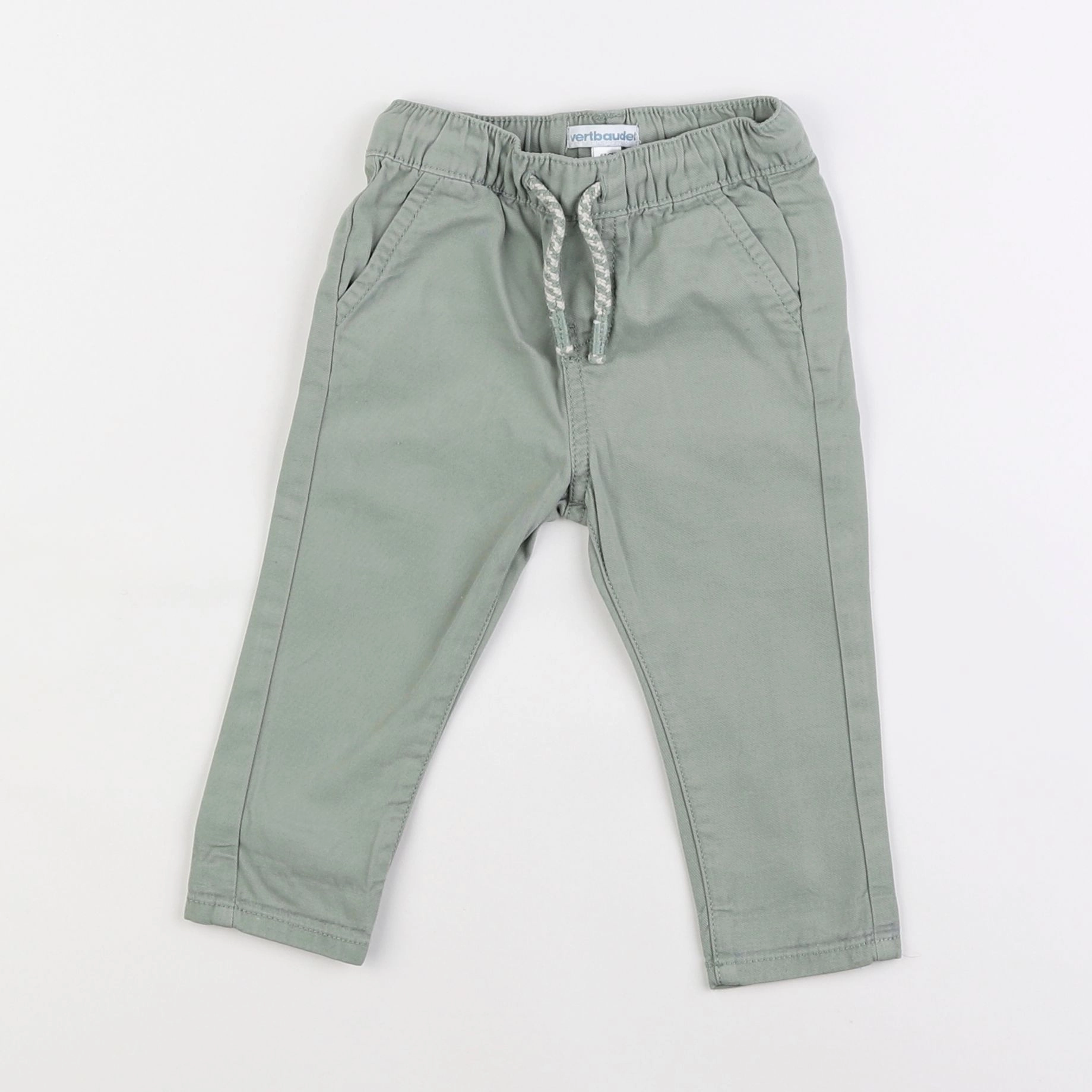 Vertbaudet - pantalon bleu - 6 mois