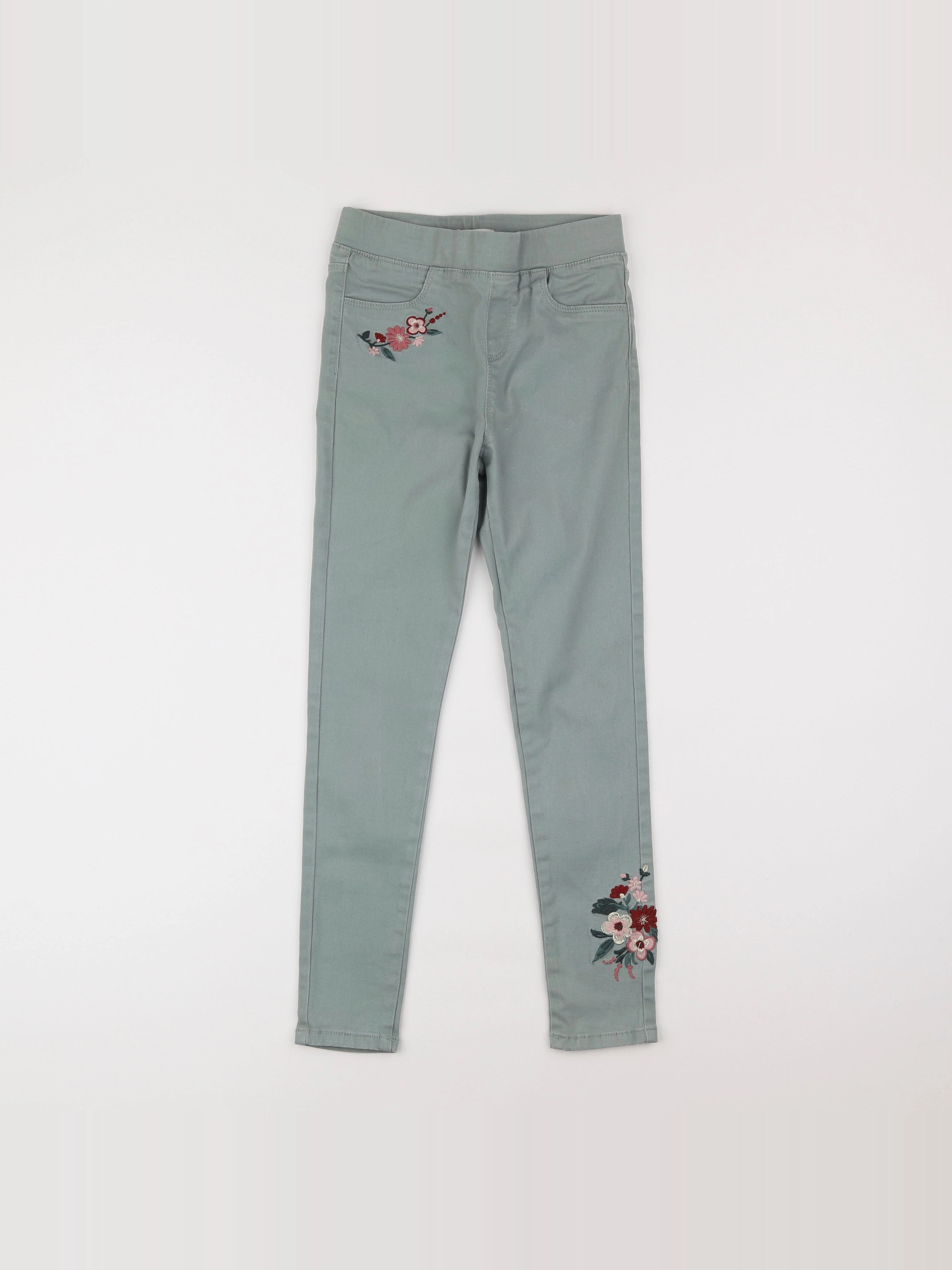 Vertbaudet - jegging vert - 10 ans
