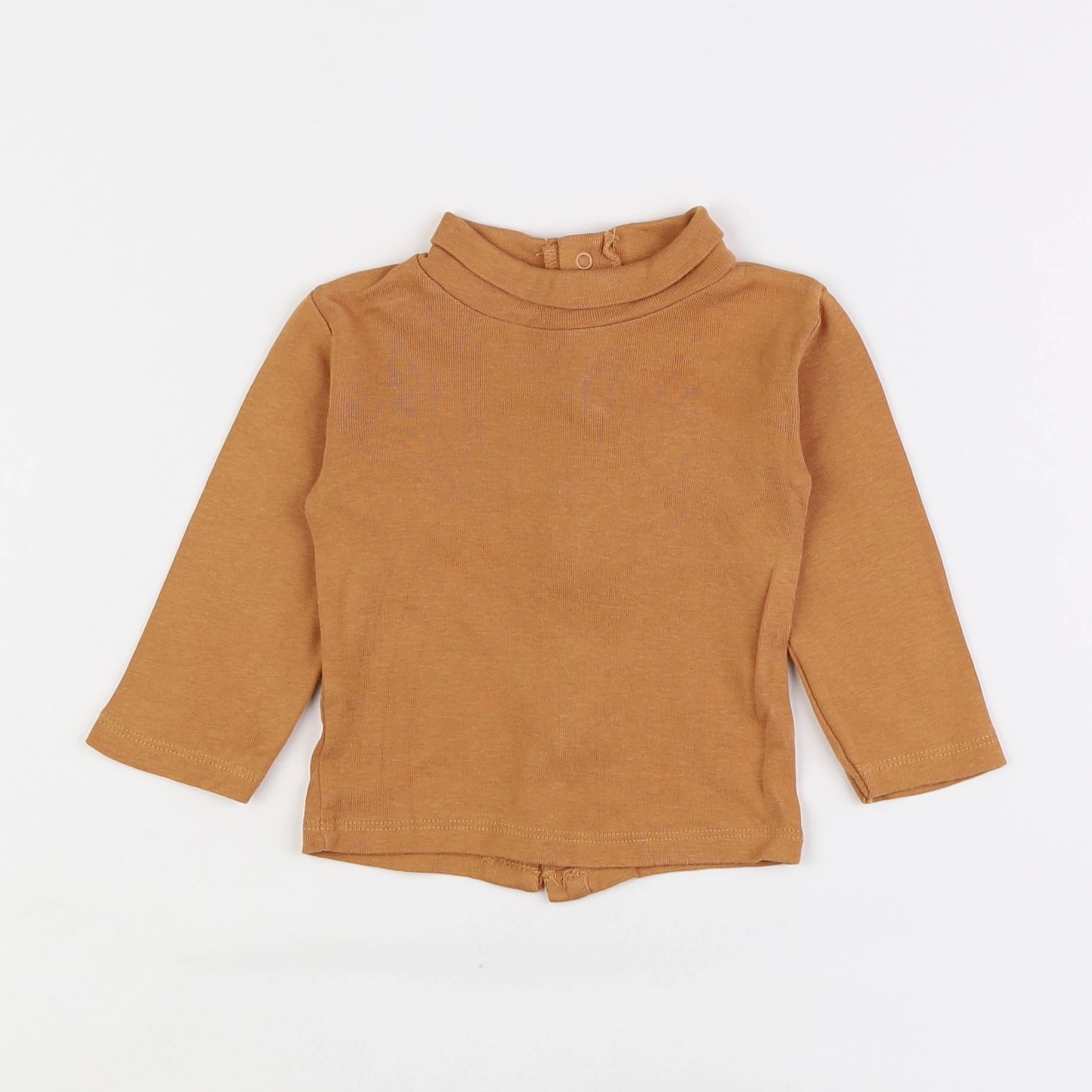 Vertbaudet - sous-pull marron - 9 mois