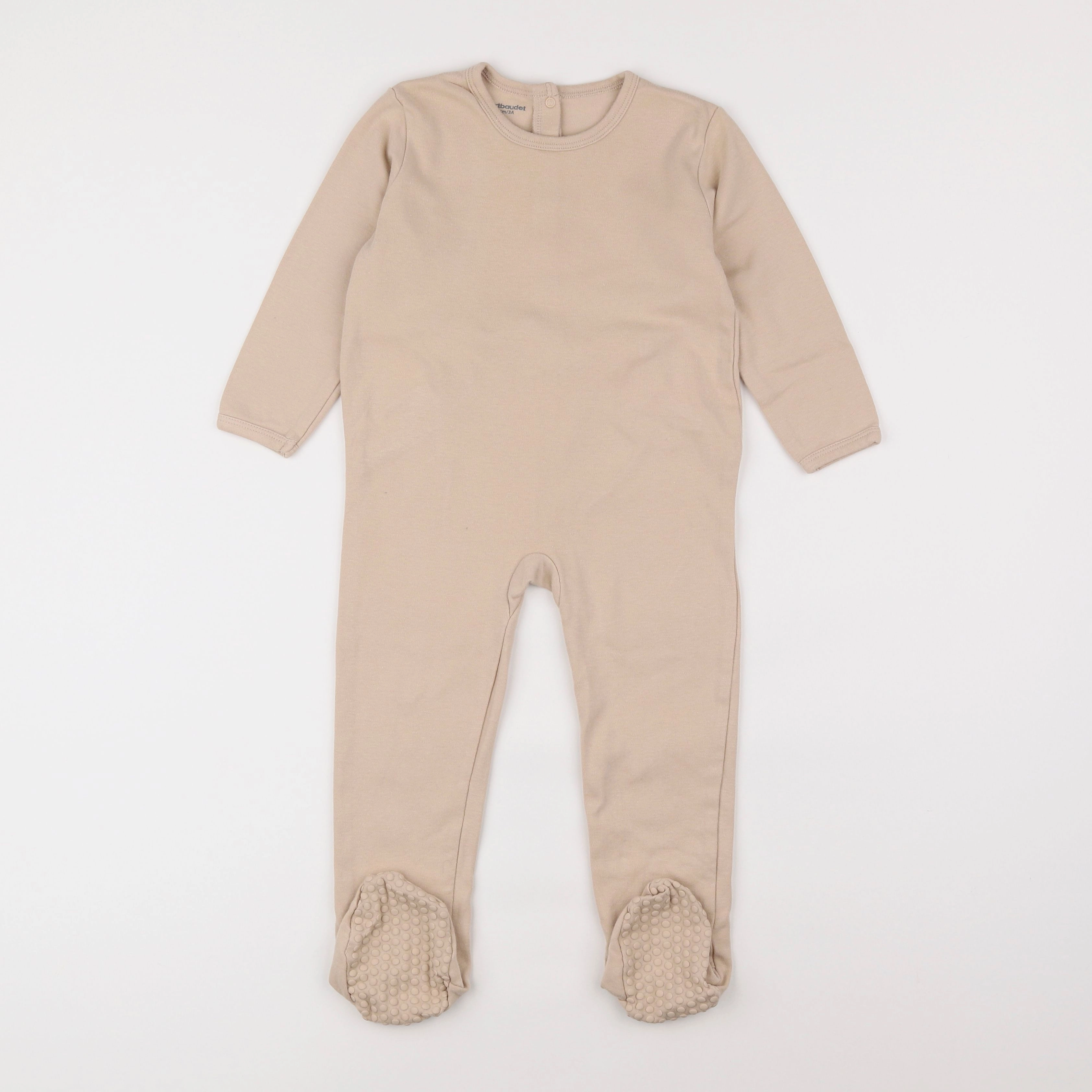 Vertbaudet - pyjama coton beige - 3 ans