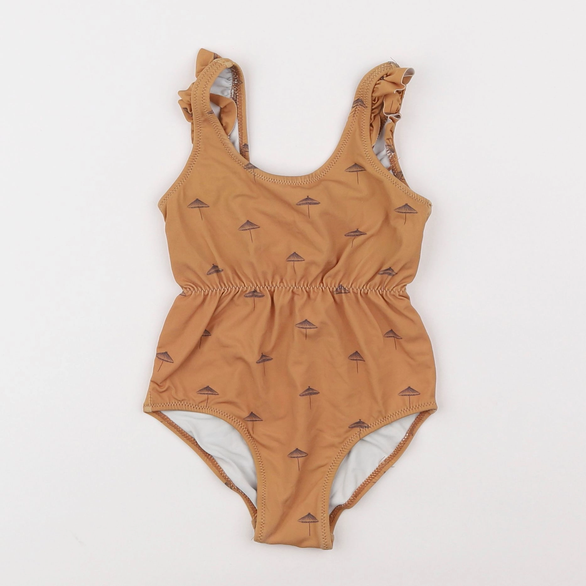 Zara - maillot de bain marron - 2/3 ans