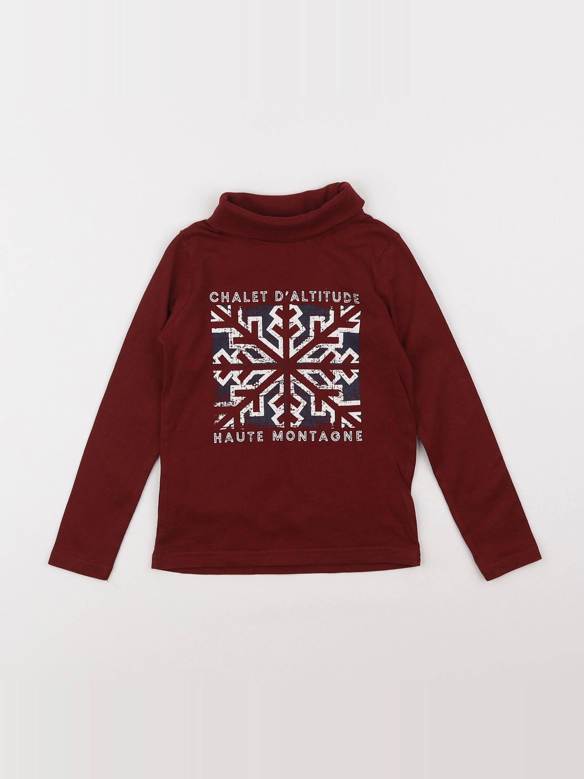 Vertbaudet - sous-pull rouge - 3 ans