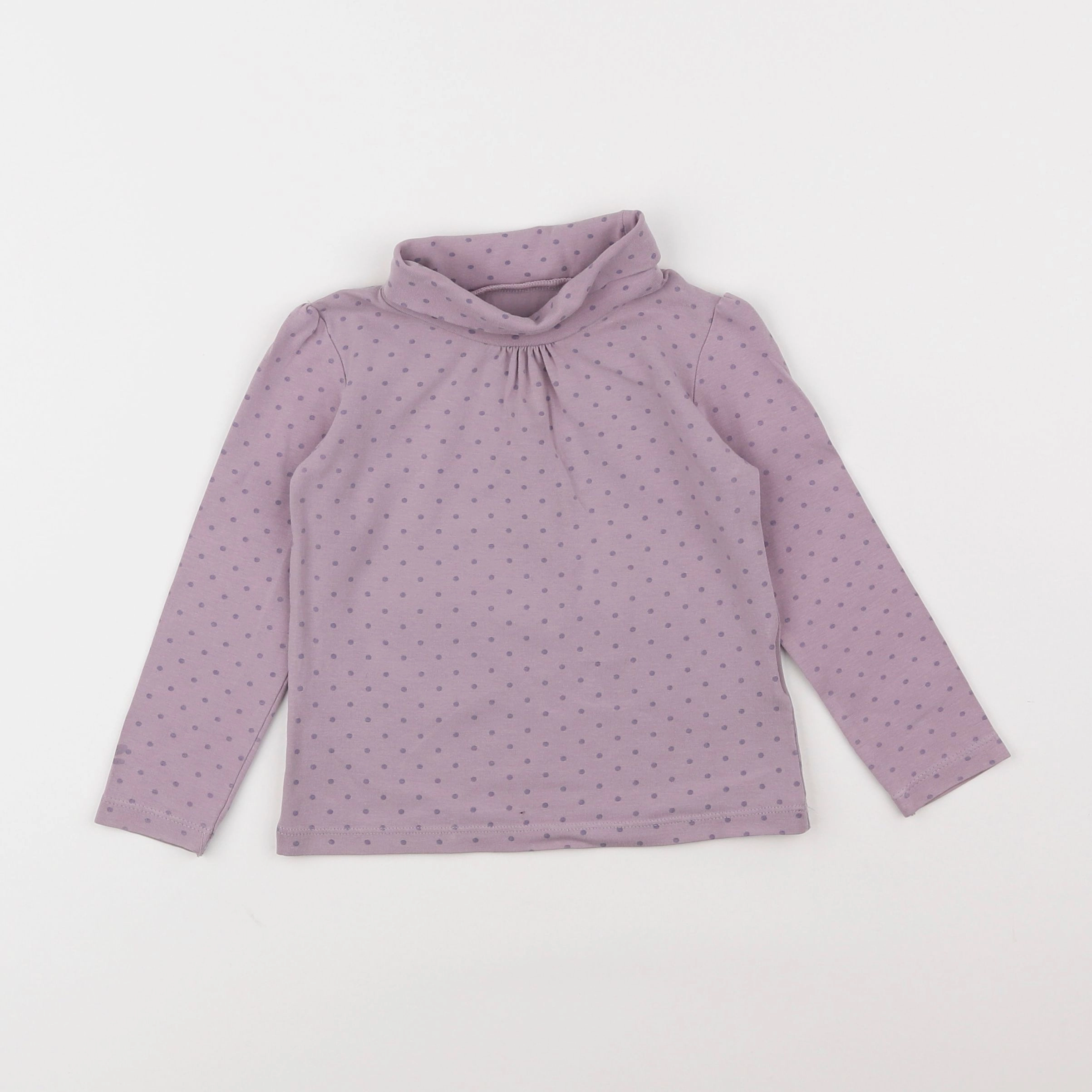 Vertbaudet - sous-pull violet - 4 ans