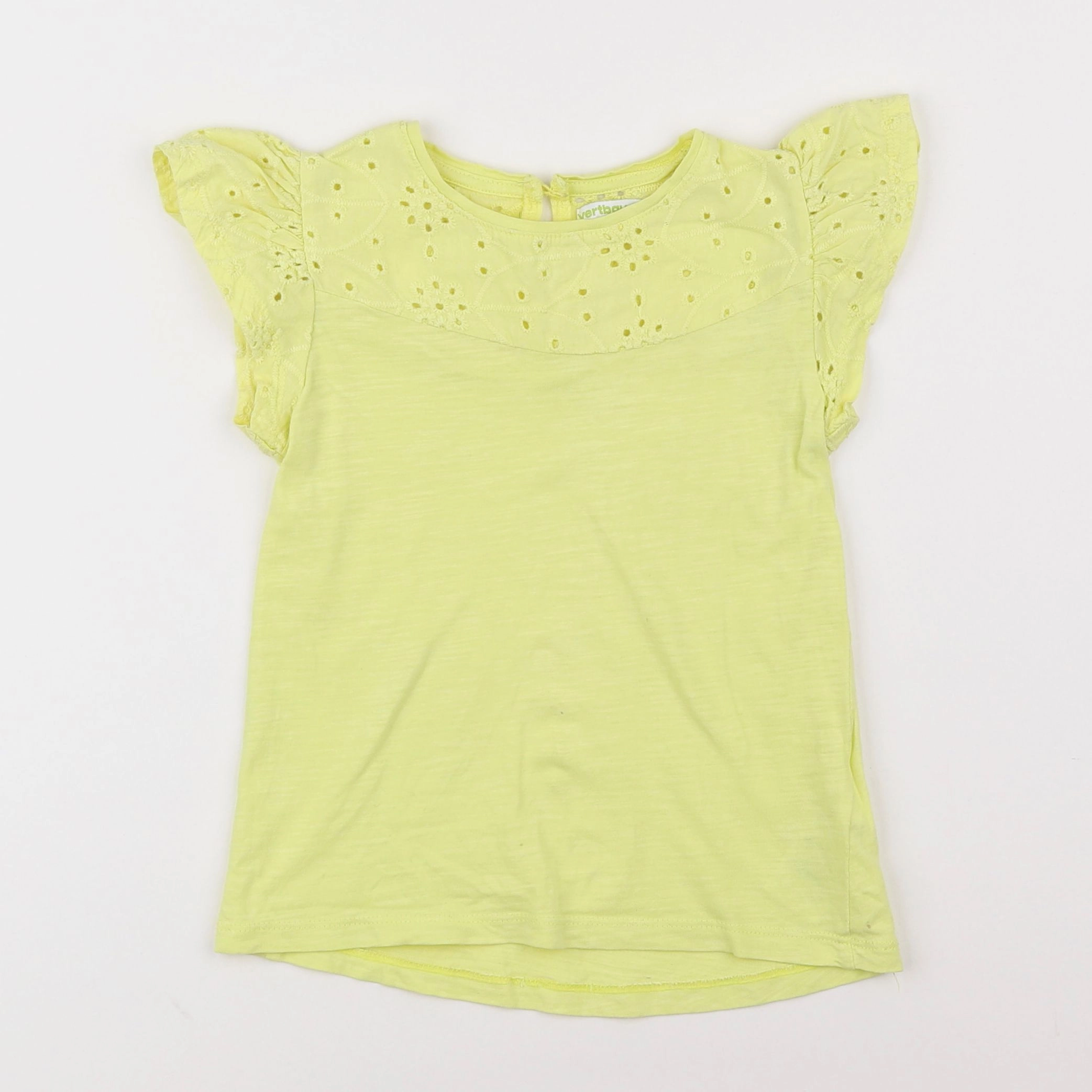 Vertbaudet - tee-shirt jaune - 5 ans