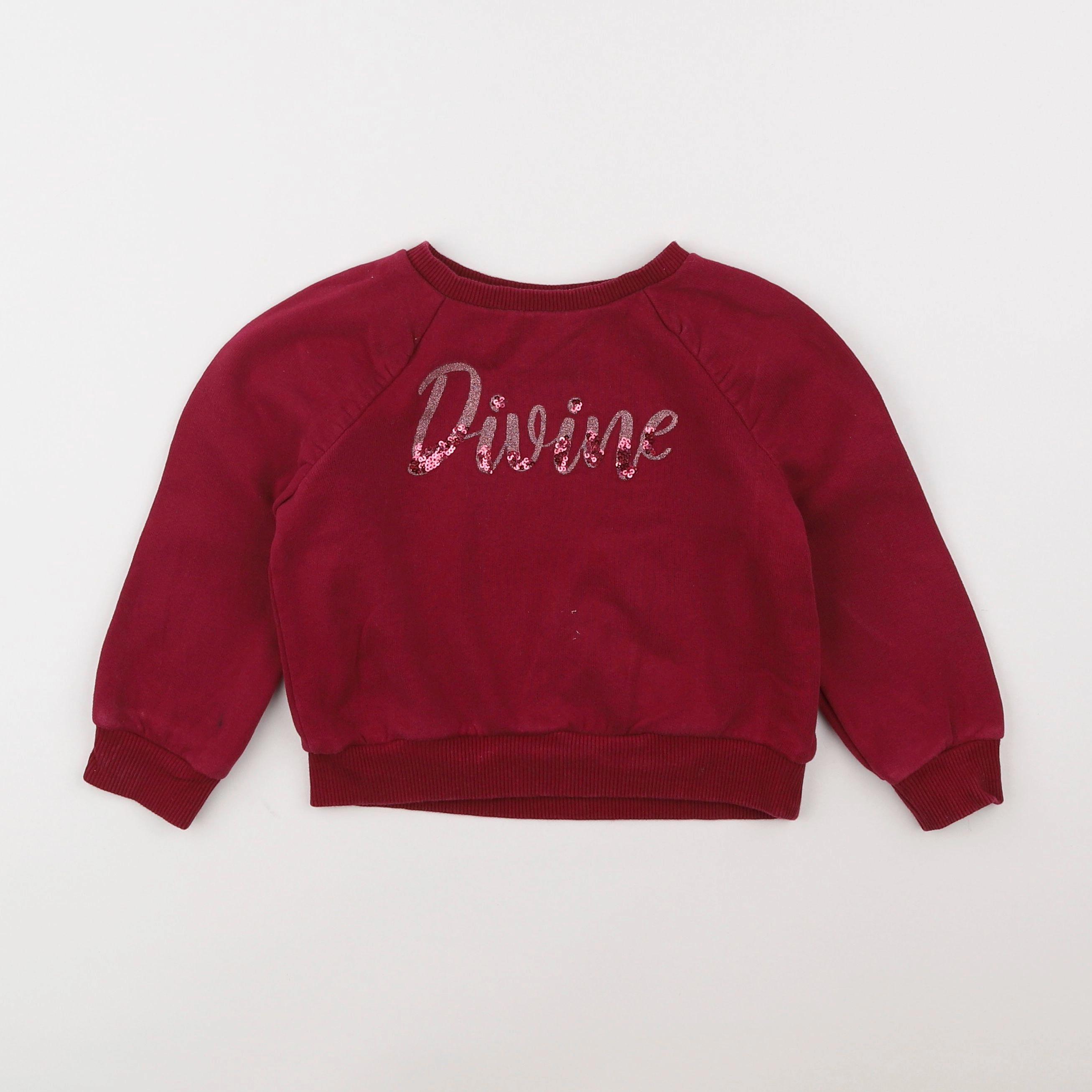 Tape à l'oeil - sweat rose - 2 ans