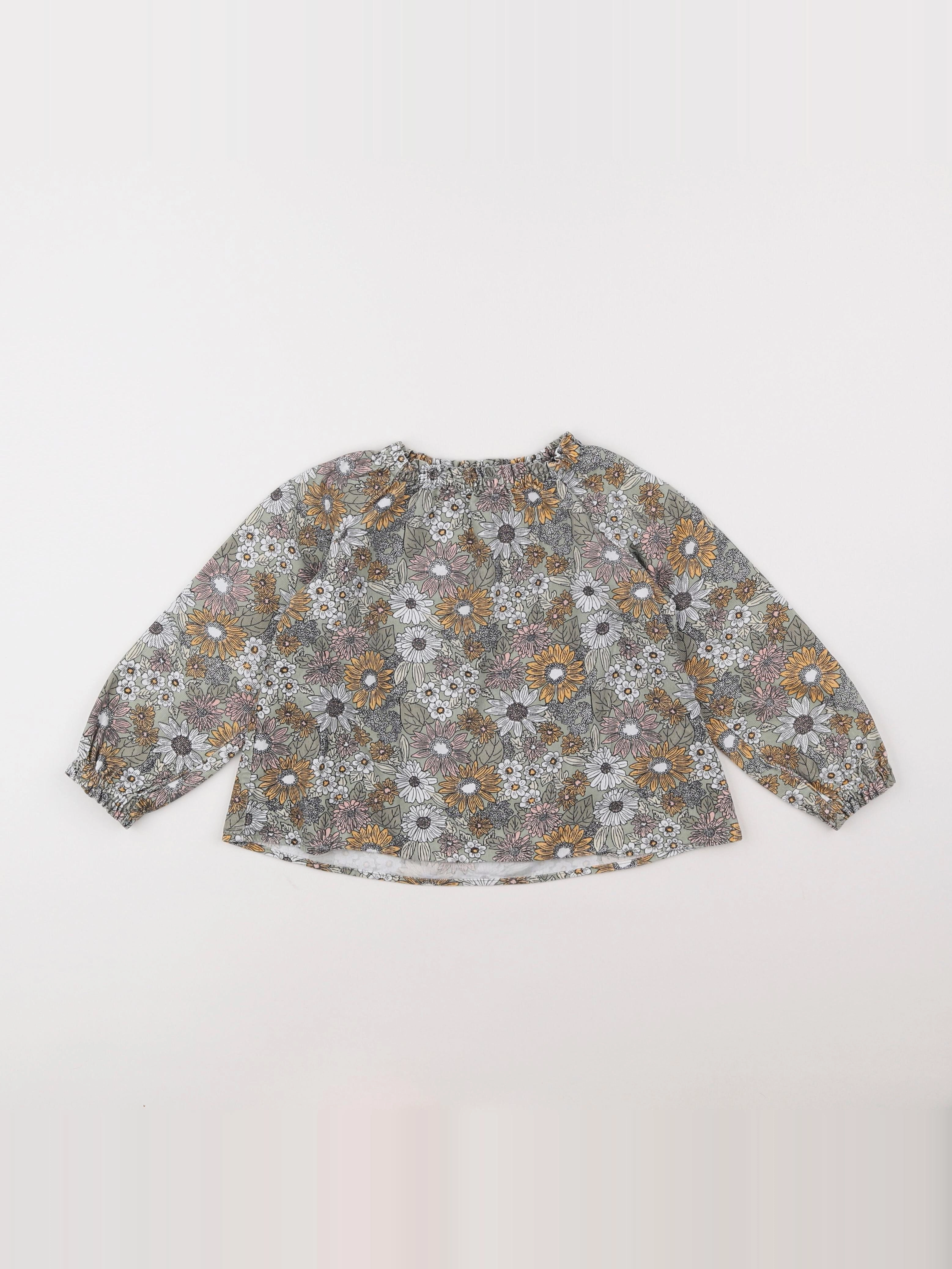 Vertbaudet - blouse bleu - 4 ans