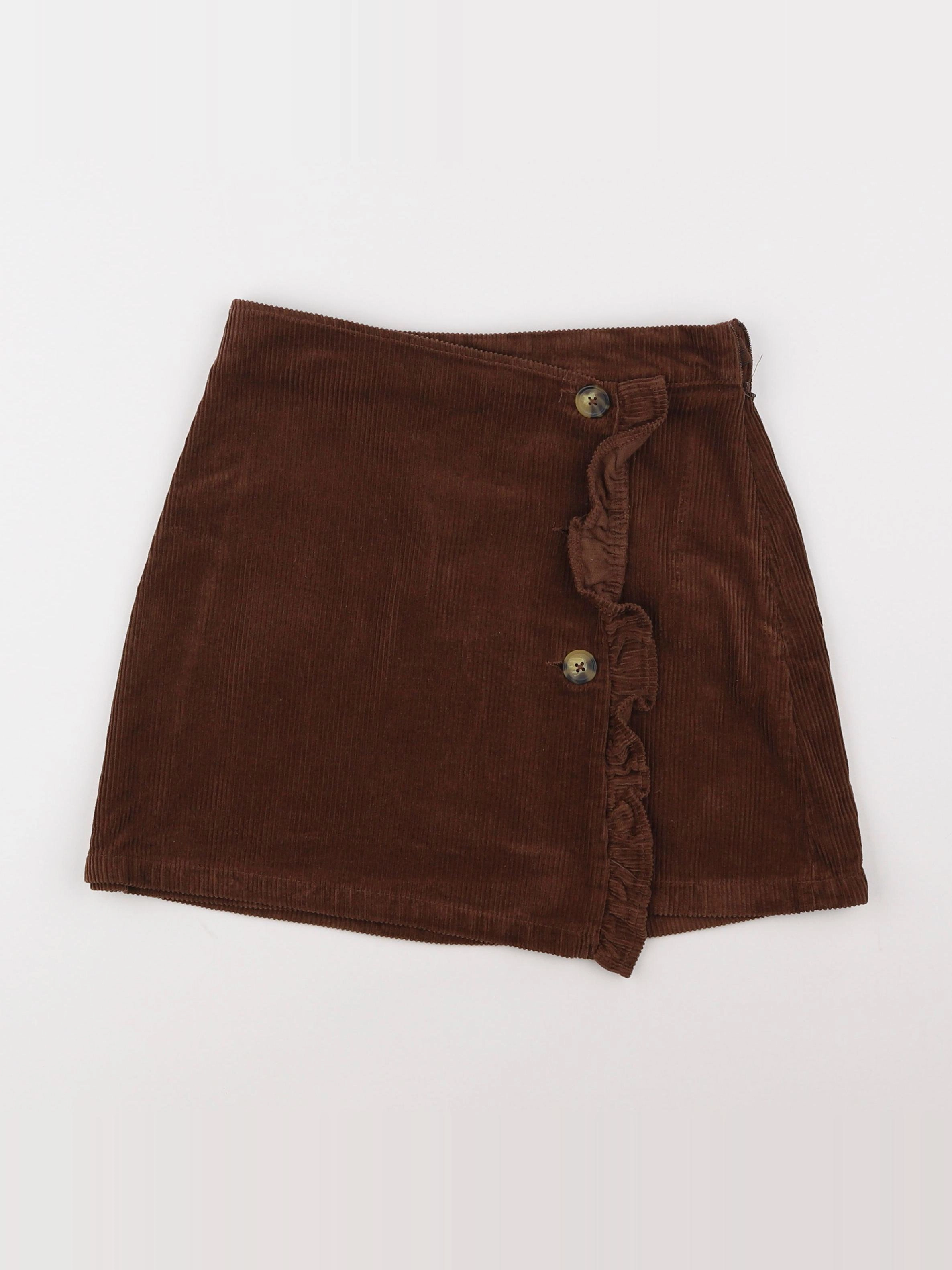 Vertbaudet - jupe marron - 12 ans
