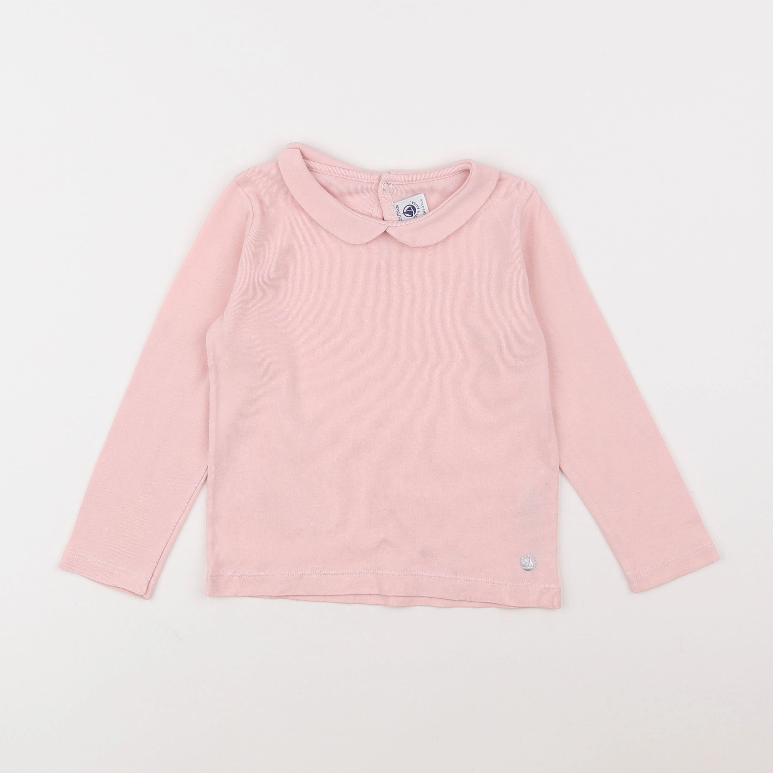 Petit Bateau - tee-shirt rose - 4 ans