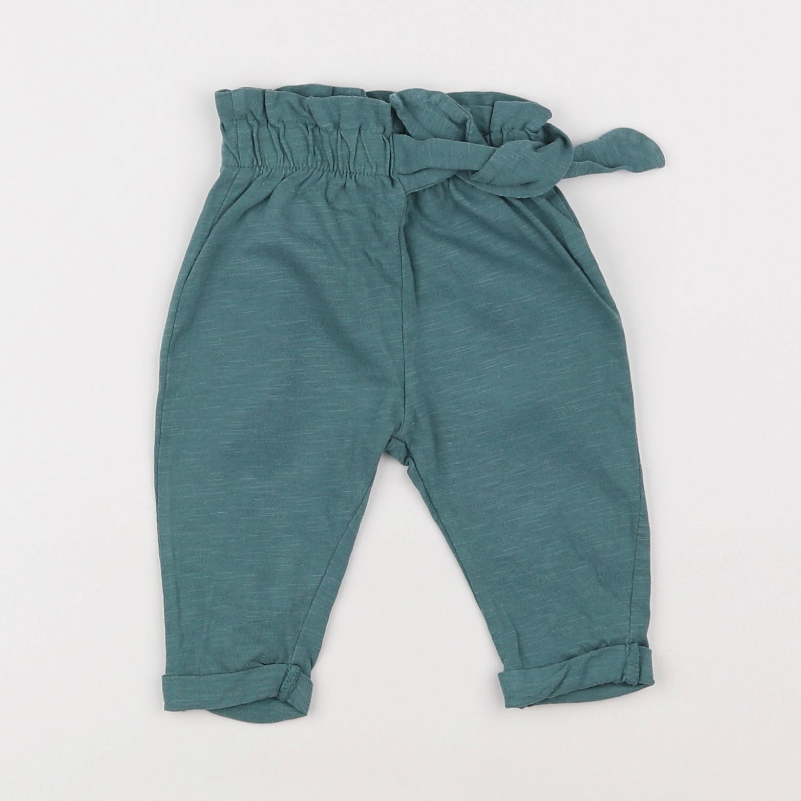 Vertbaudet - pantalon vert - 3 mois