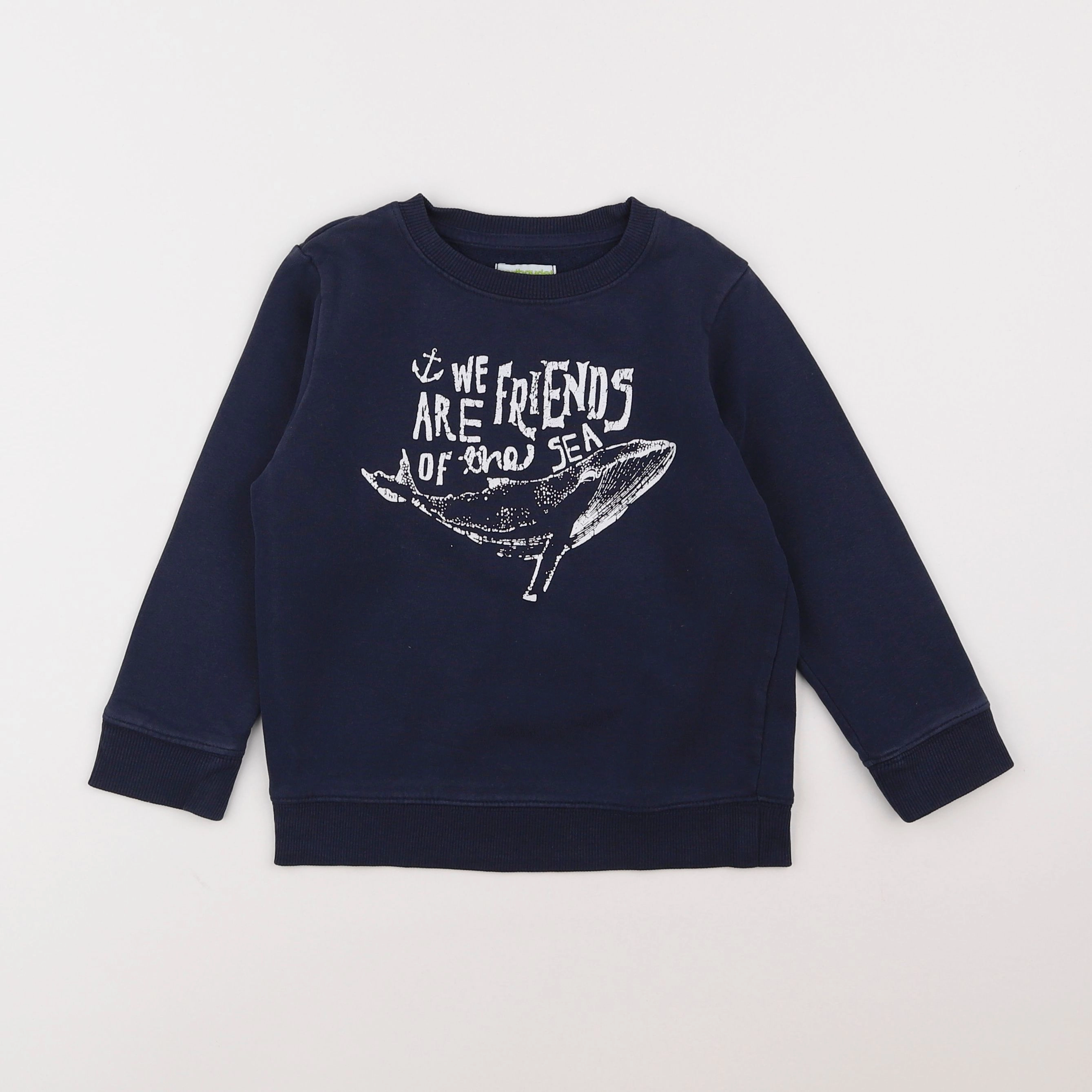 Vertbaudet - sweat bleu - 5 ans