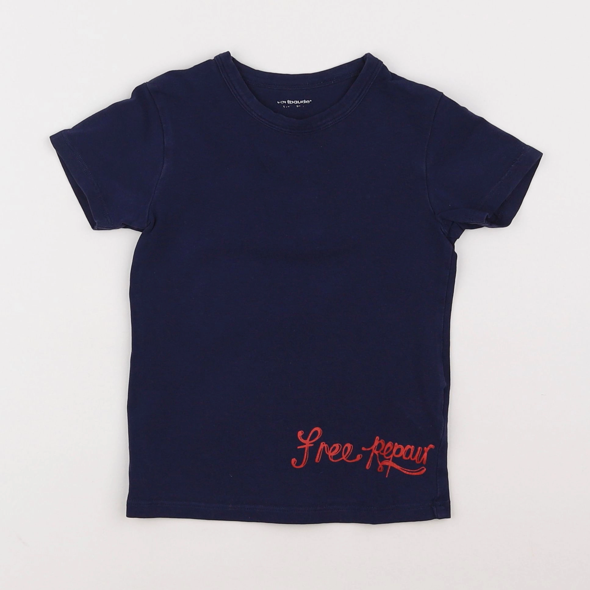 Vertbaudet - tee-shirt bleu - 5 ans
