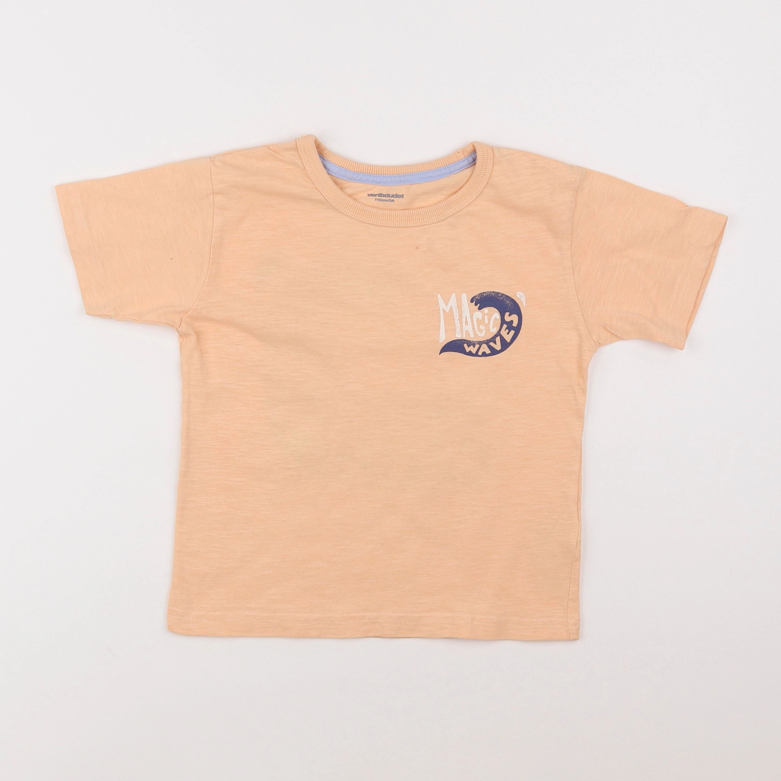 Vertbaudet - tee-shirt orange - 5 ans