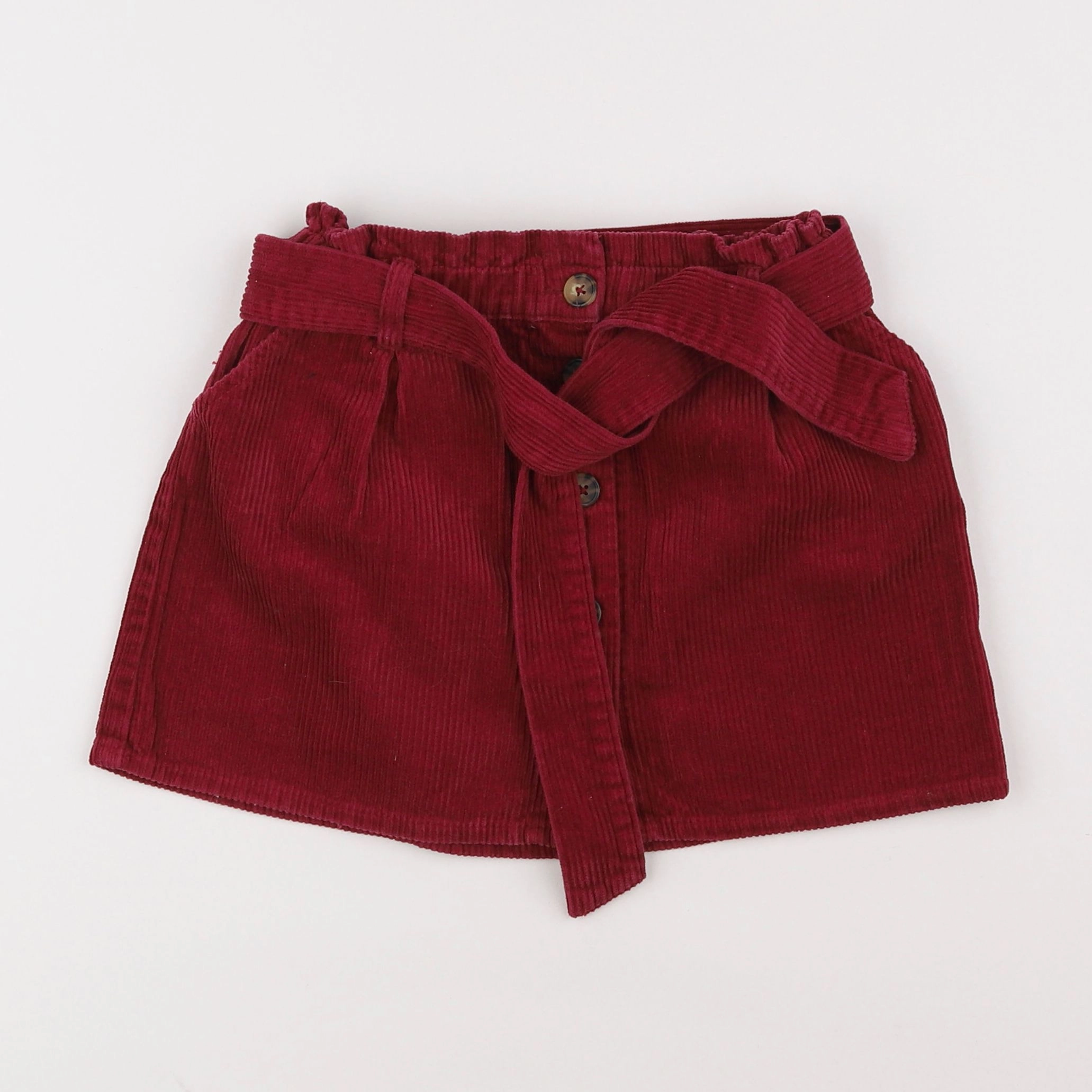 Vertbaudet - jupe rouge - 8 ans