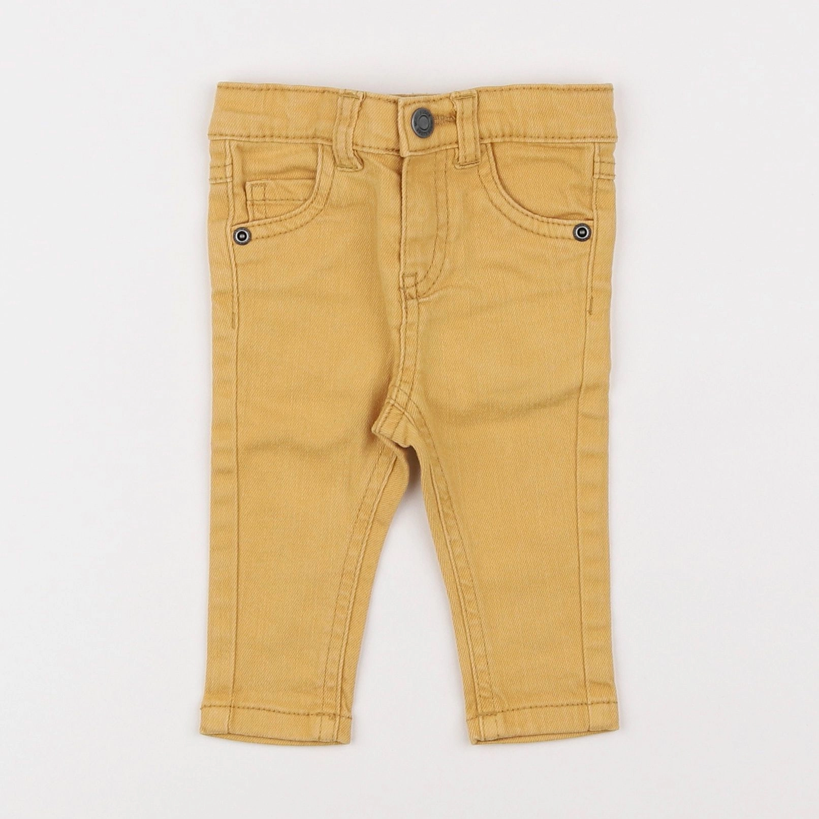 Vertbaudet - pantalon jaune - 3 mois