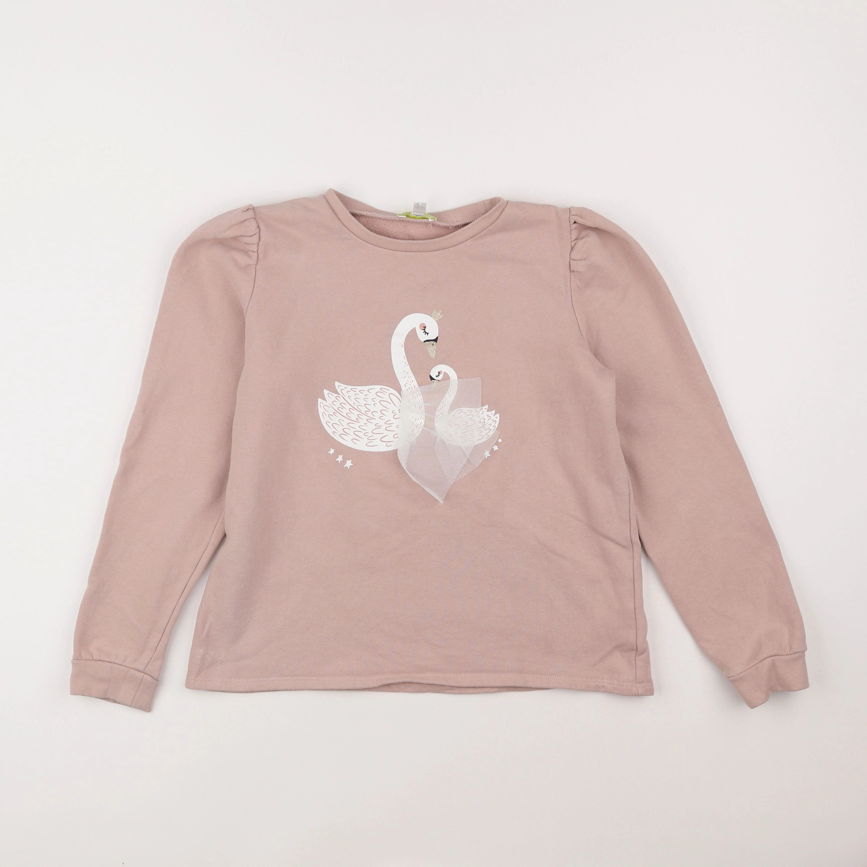 Vertbaudet - sweat rose - 12 ans
