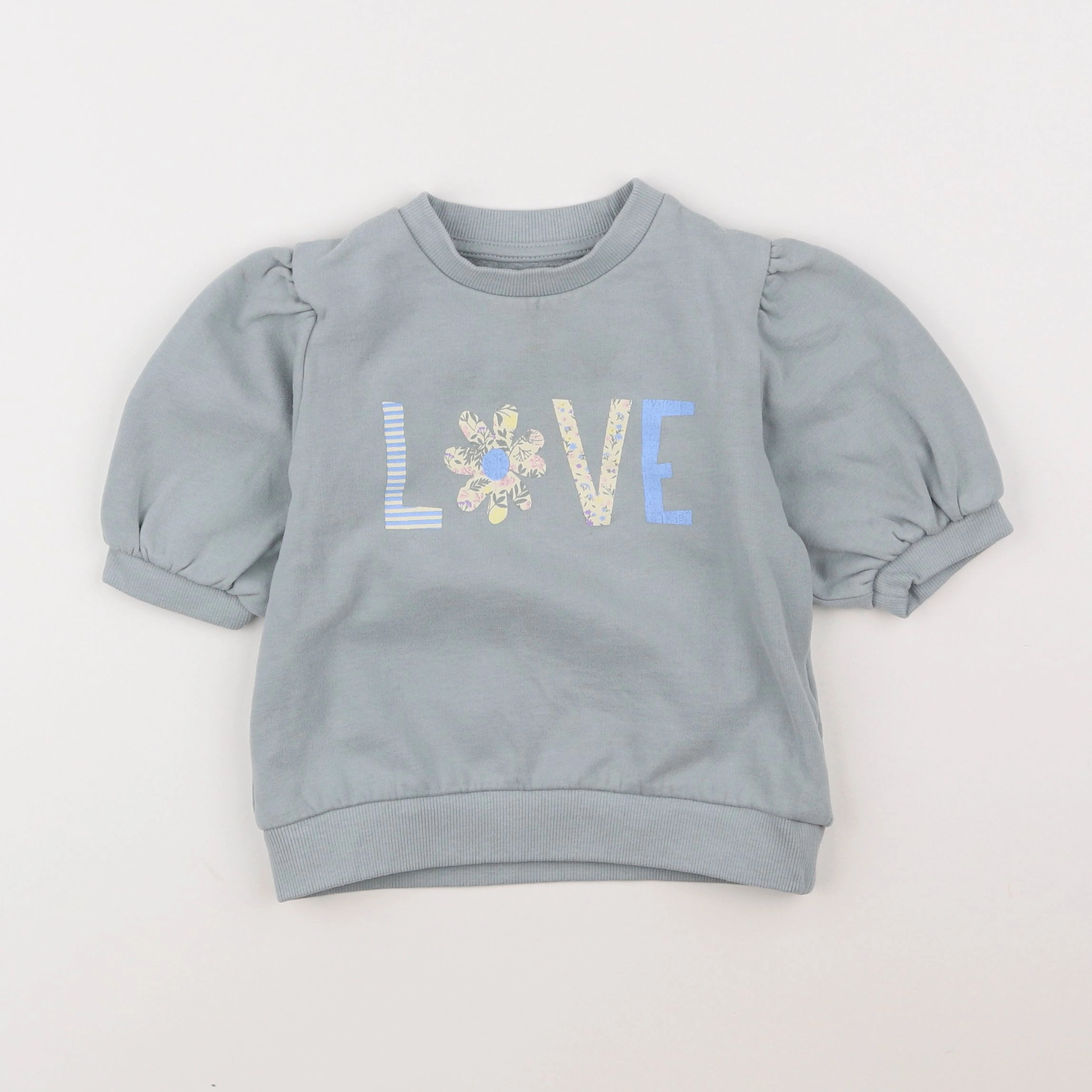 Vertbaudet - sweat bleu - 5 ans