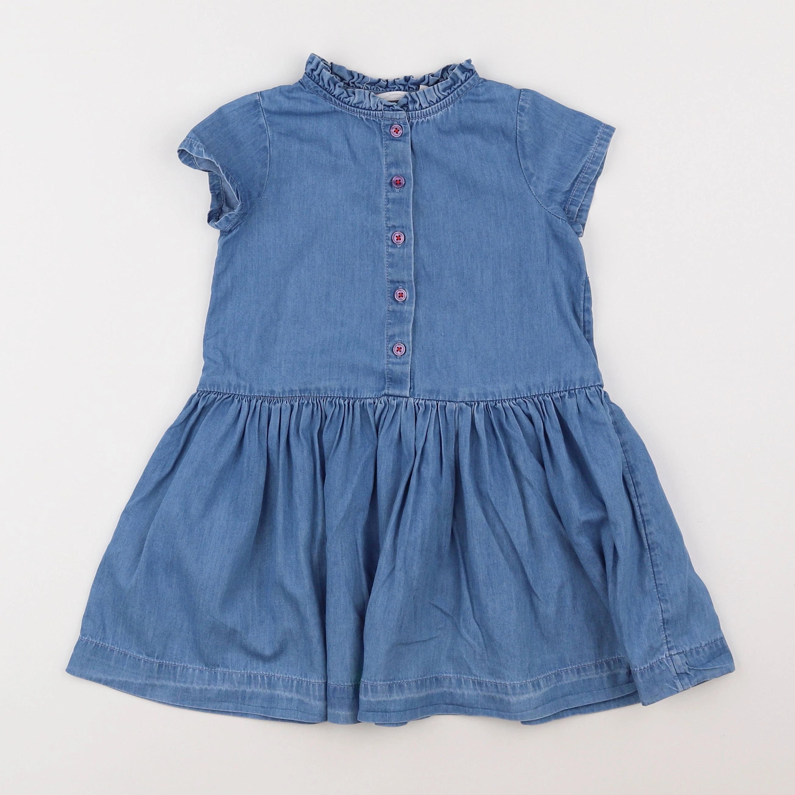 Monoprix - robe bleu - 3 ans