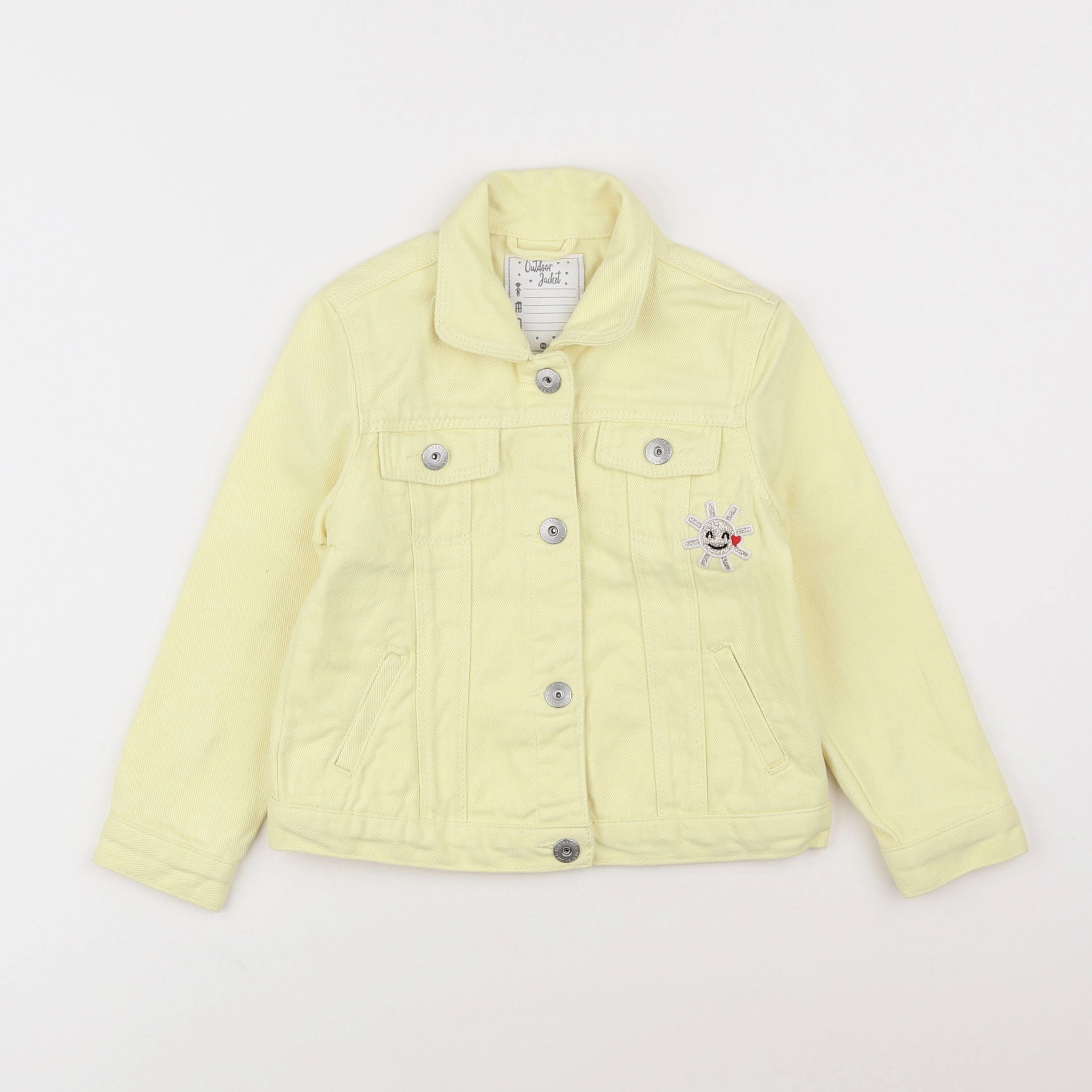 Vertbaudet - veste jaune - 5 ans