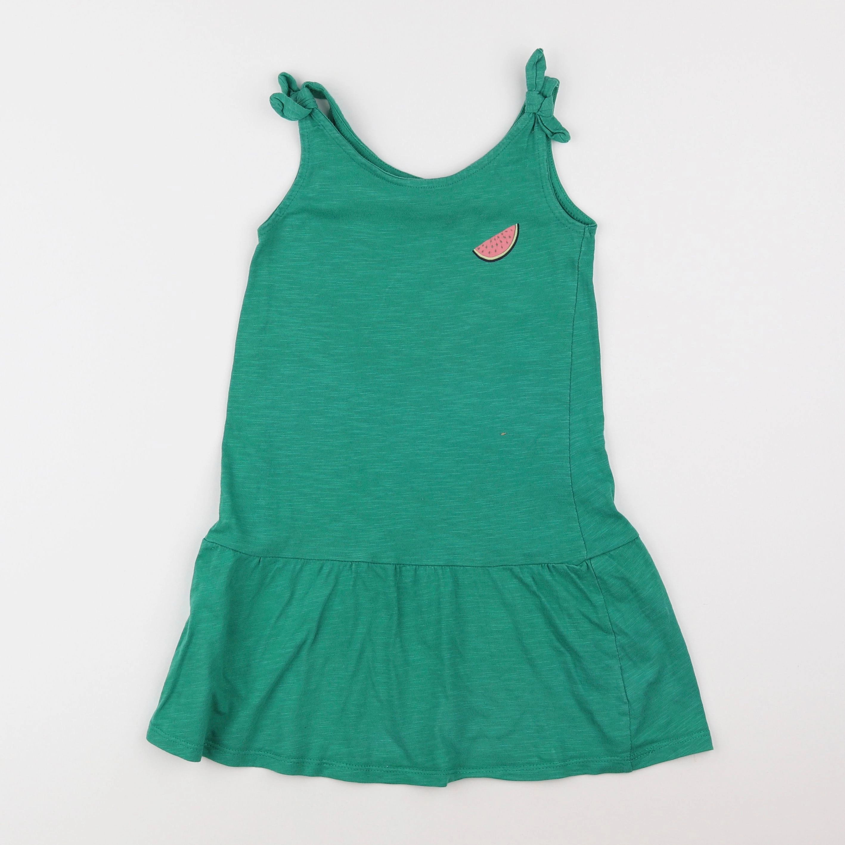 Vertbaudet - robe vert - 5 ans