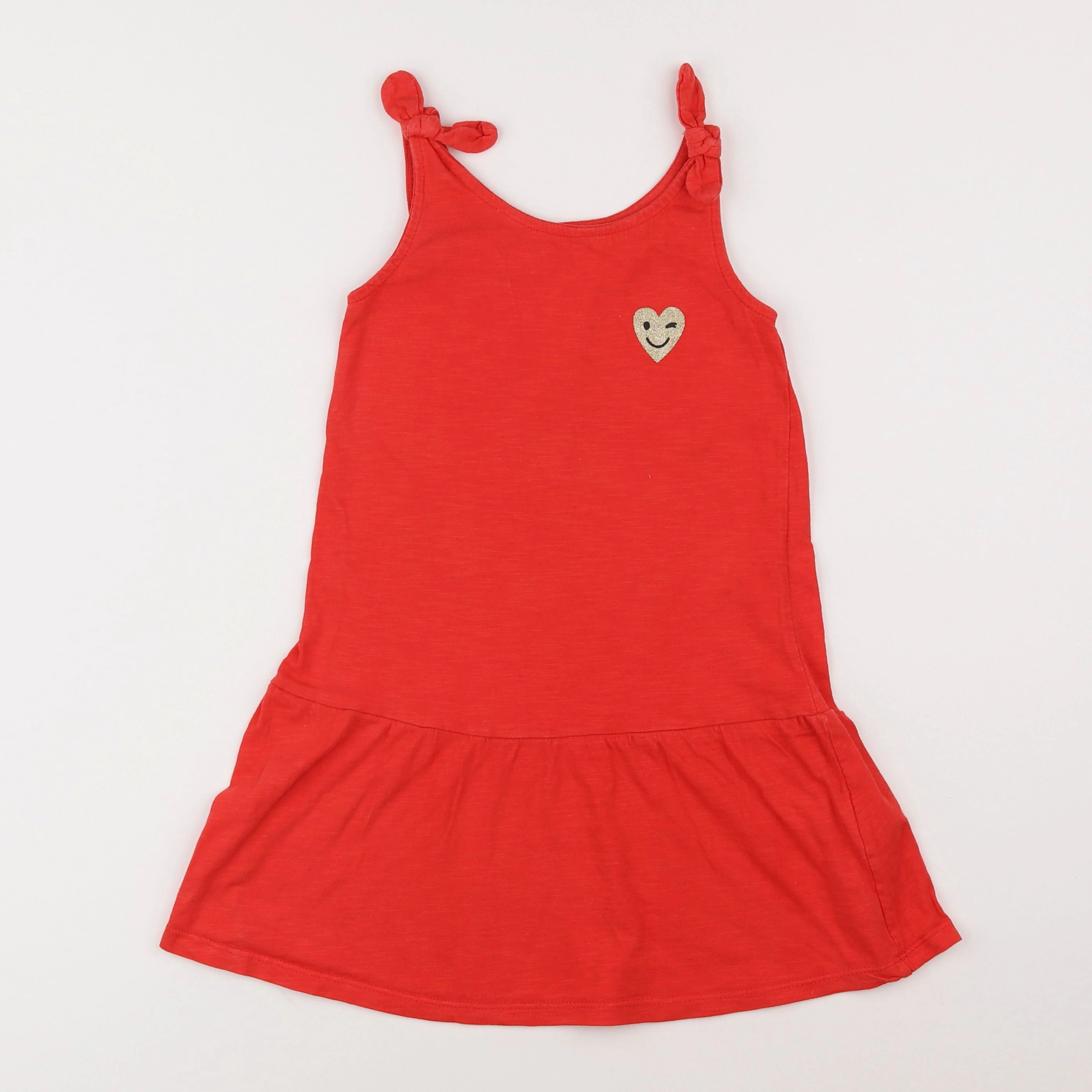 Vertbaudet - robe rouge - 5 ans