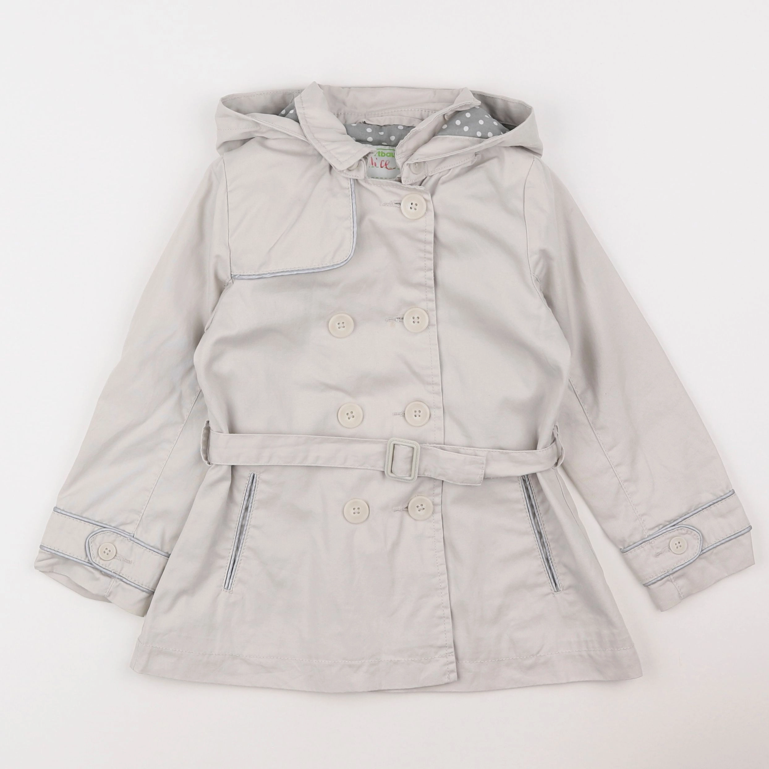 Vertbaudet - veste gris - 4 ans