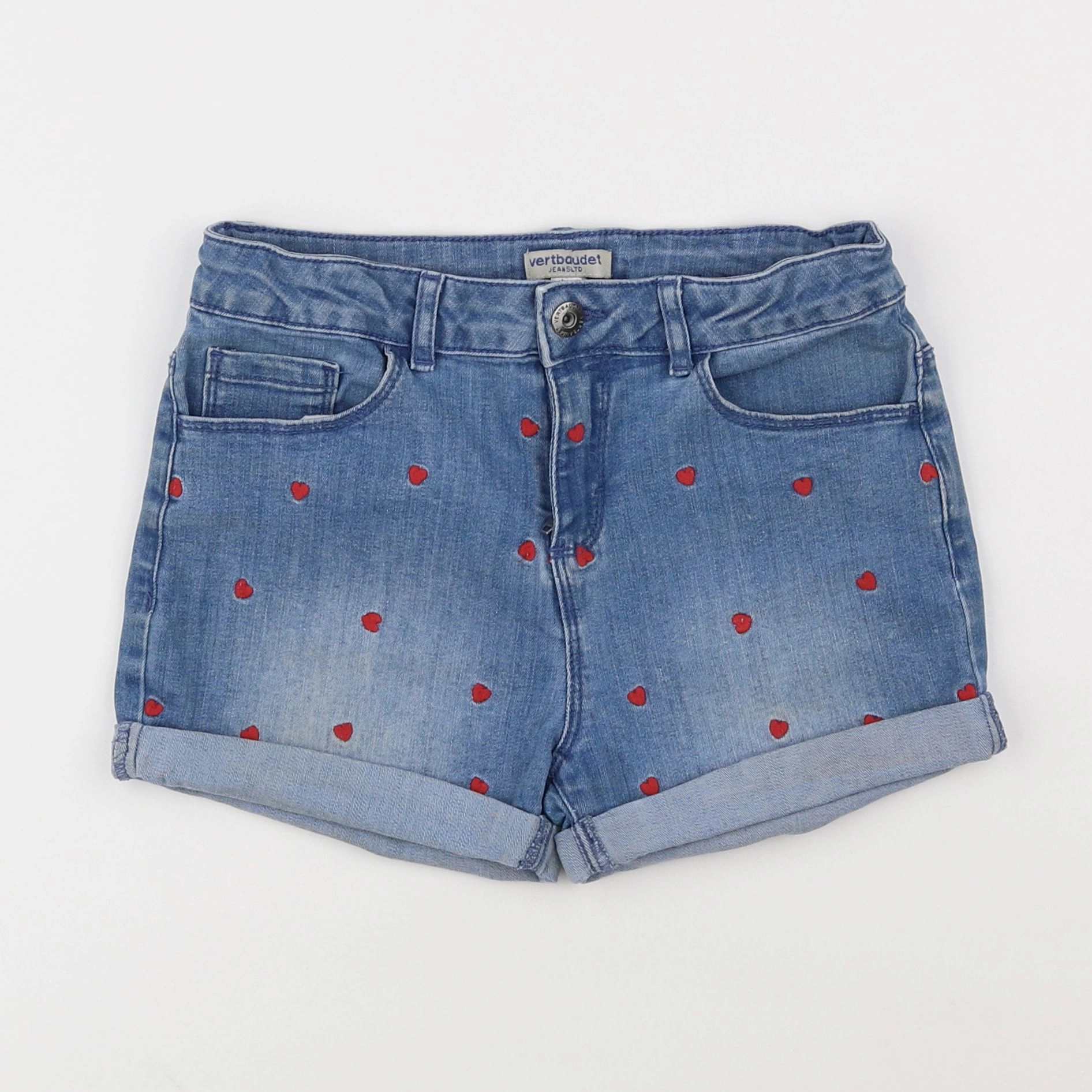 Vertbaudet - short bleu - 9 ans