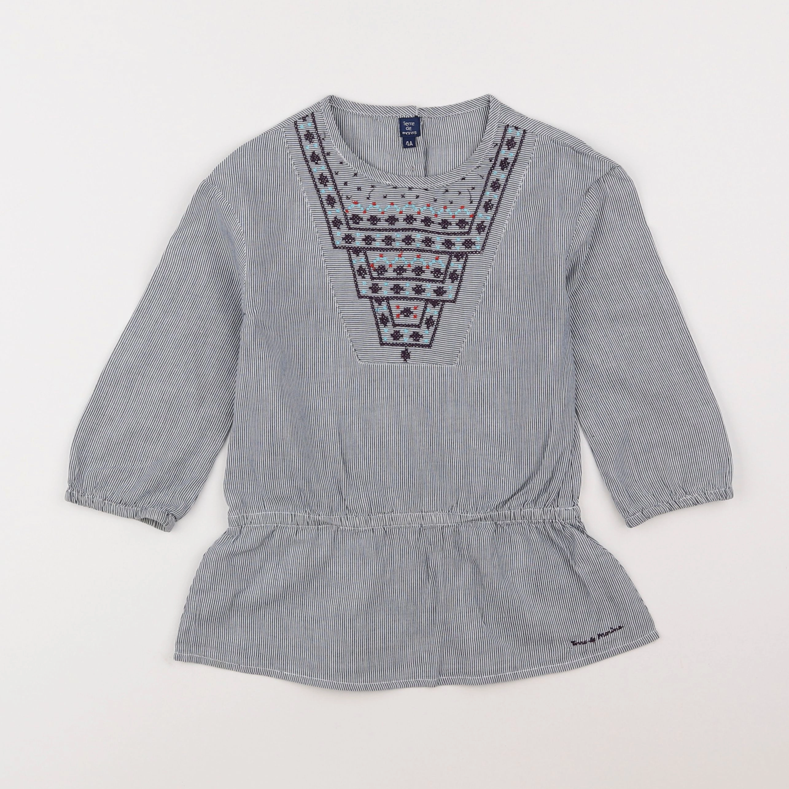 Terre de marins - blouse bleu - 4 ans