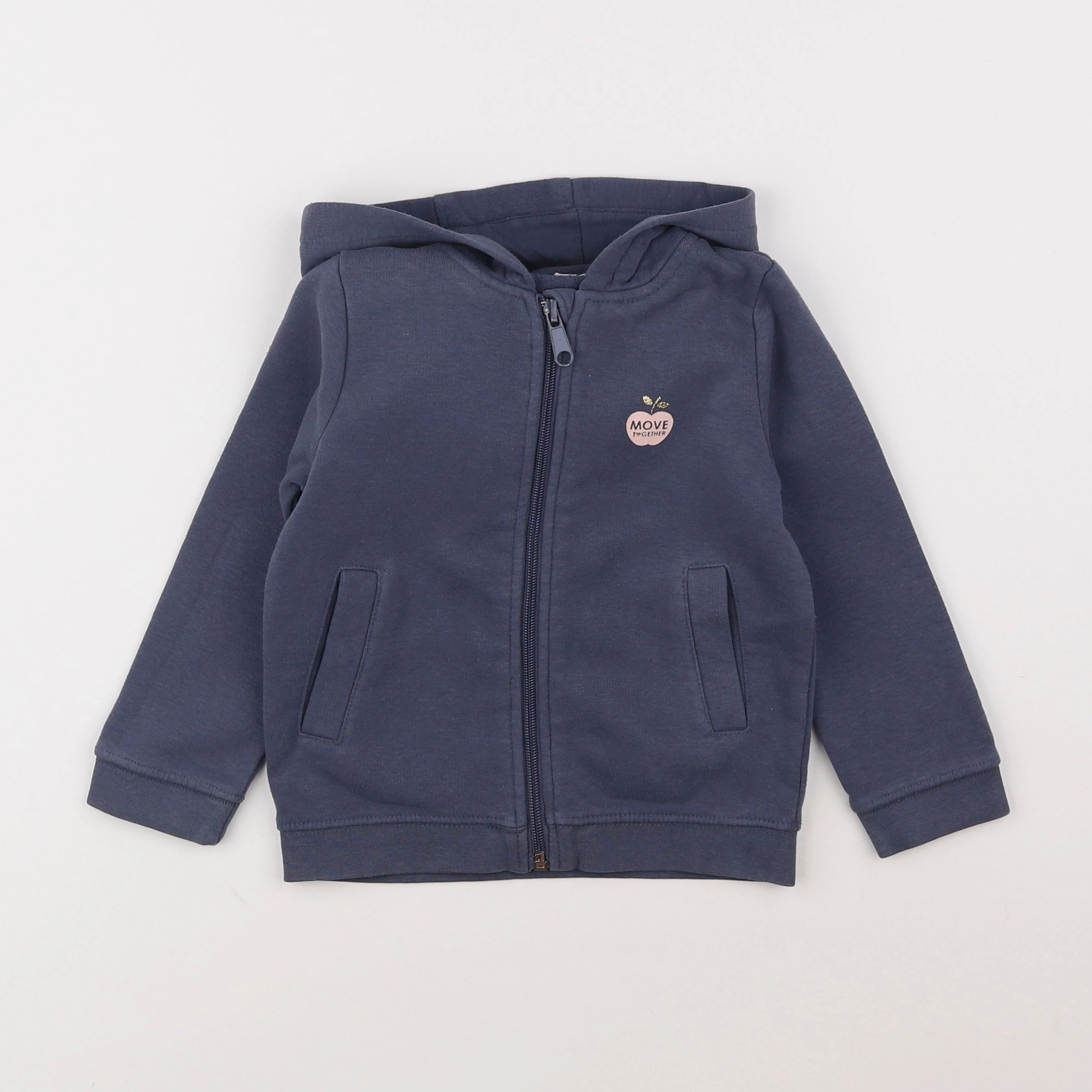 Vertbaudet - sweat bleu - 3 ans