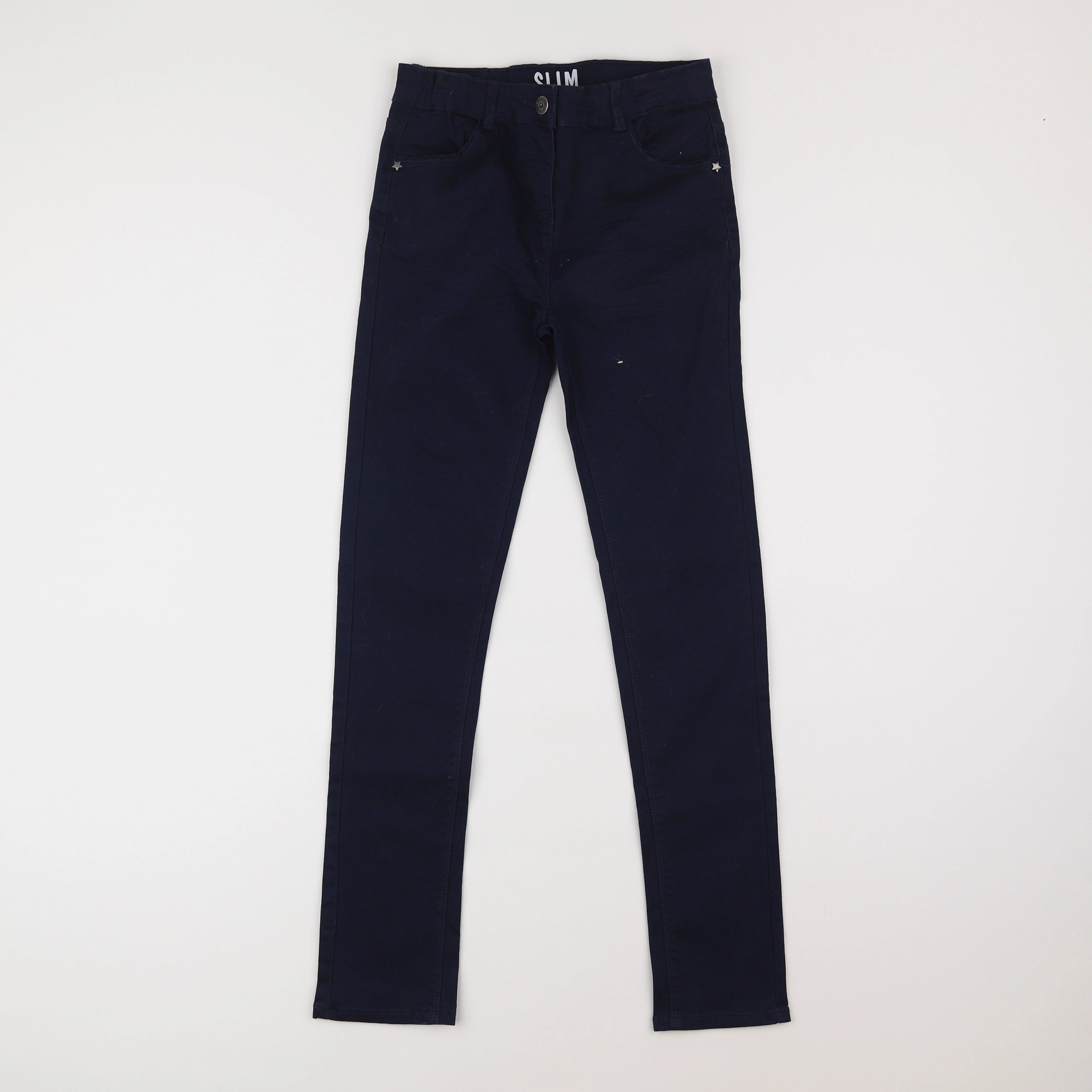 Vertbaudet - pantalon bleu - 12 ans