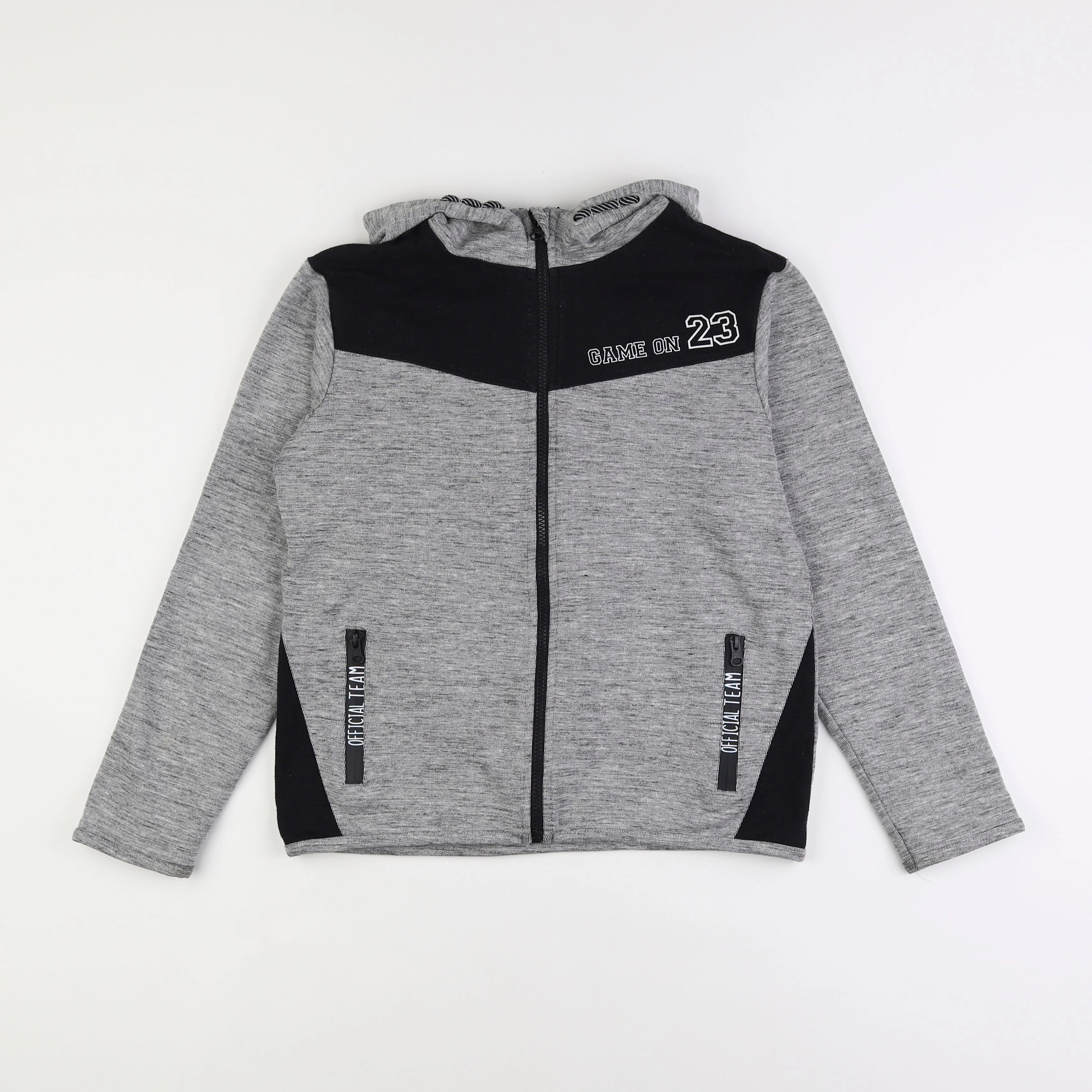 Vertbaudet - sweat gris - 14 ans