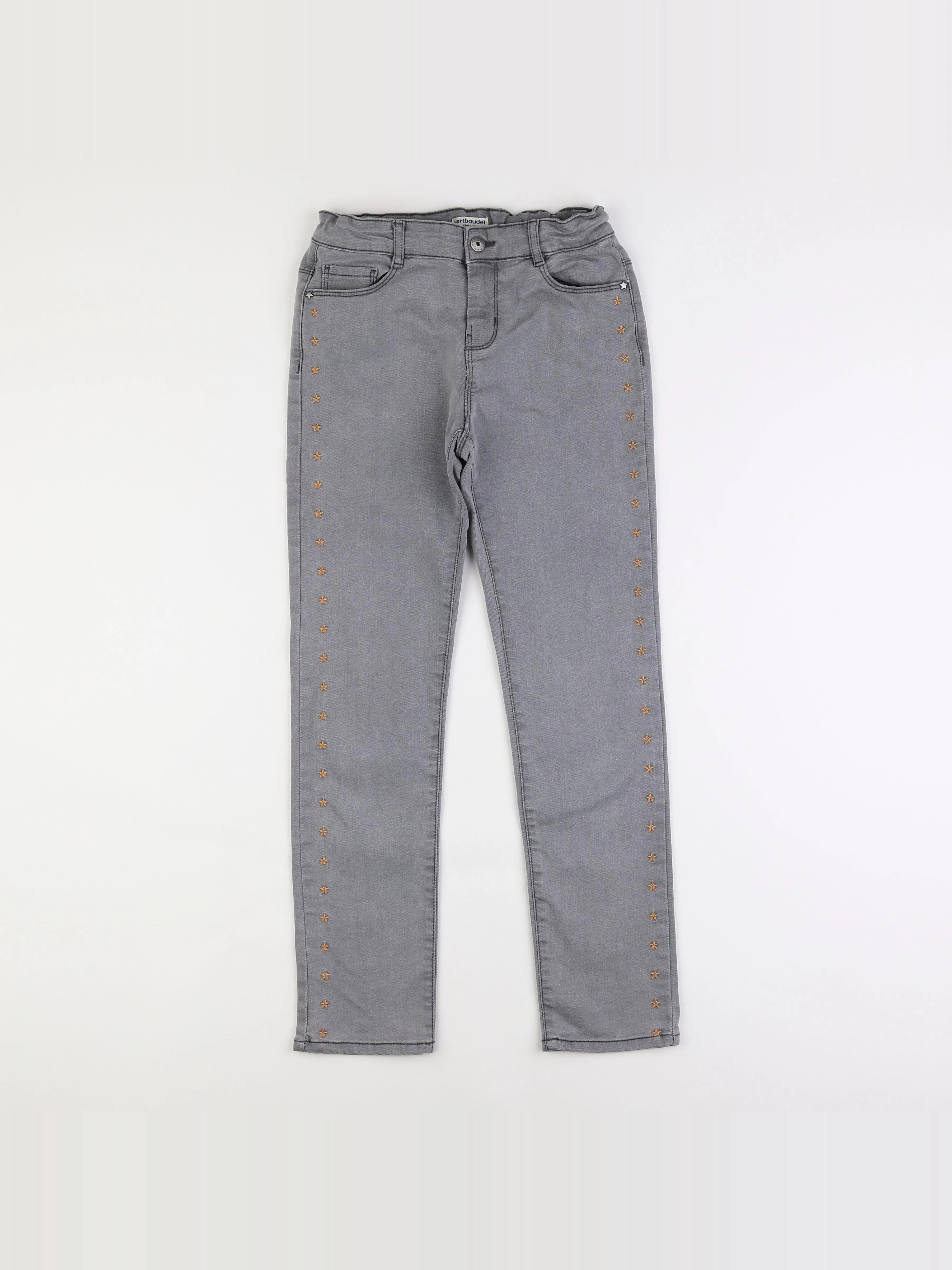 Vertbaudet - jean gris - 12 ans