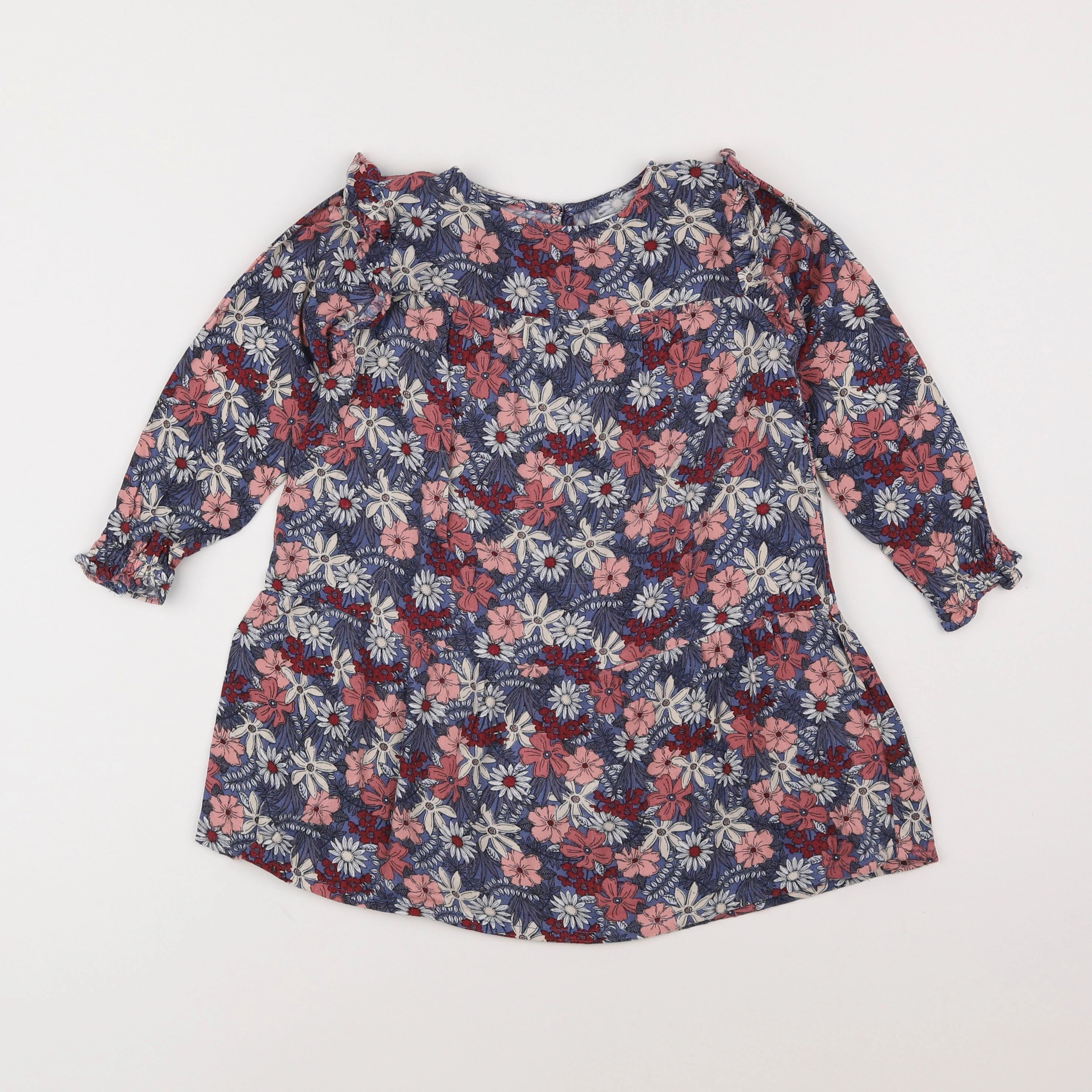 Vertbaudet - robe multicolore - 4 ans