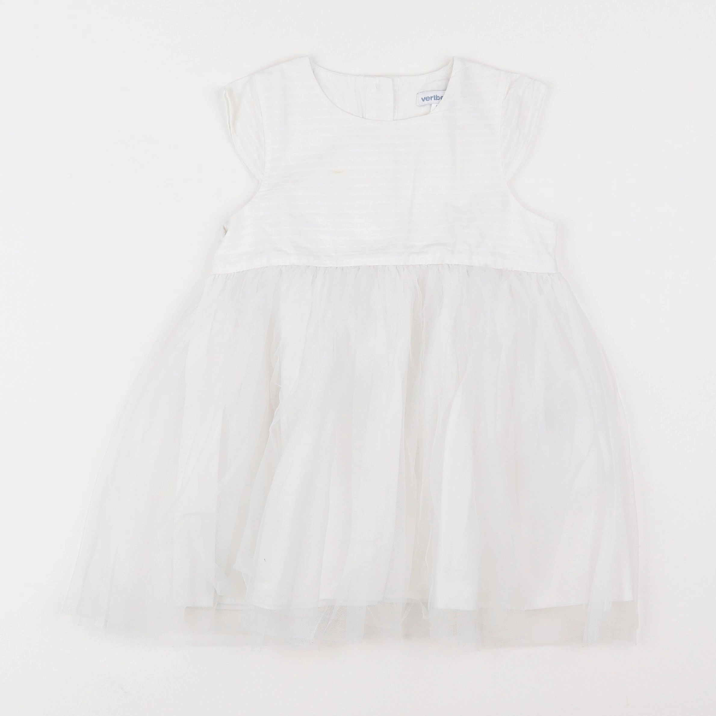 Vertbaudet - robe blanc - 3 ans