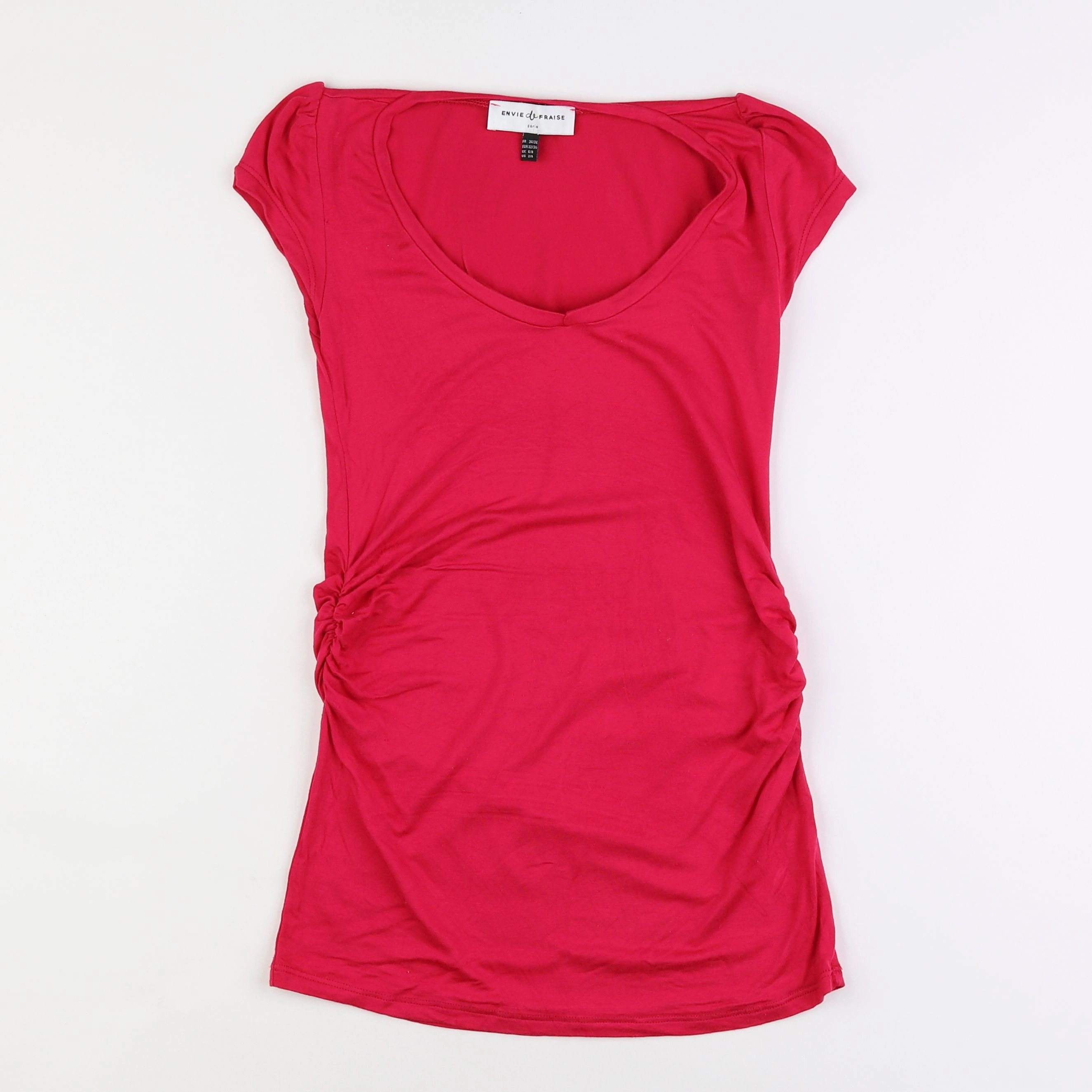 Envie de fraise - tee-shirt grossesse rouge - 34 à 36