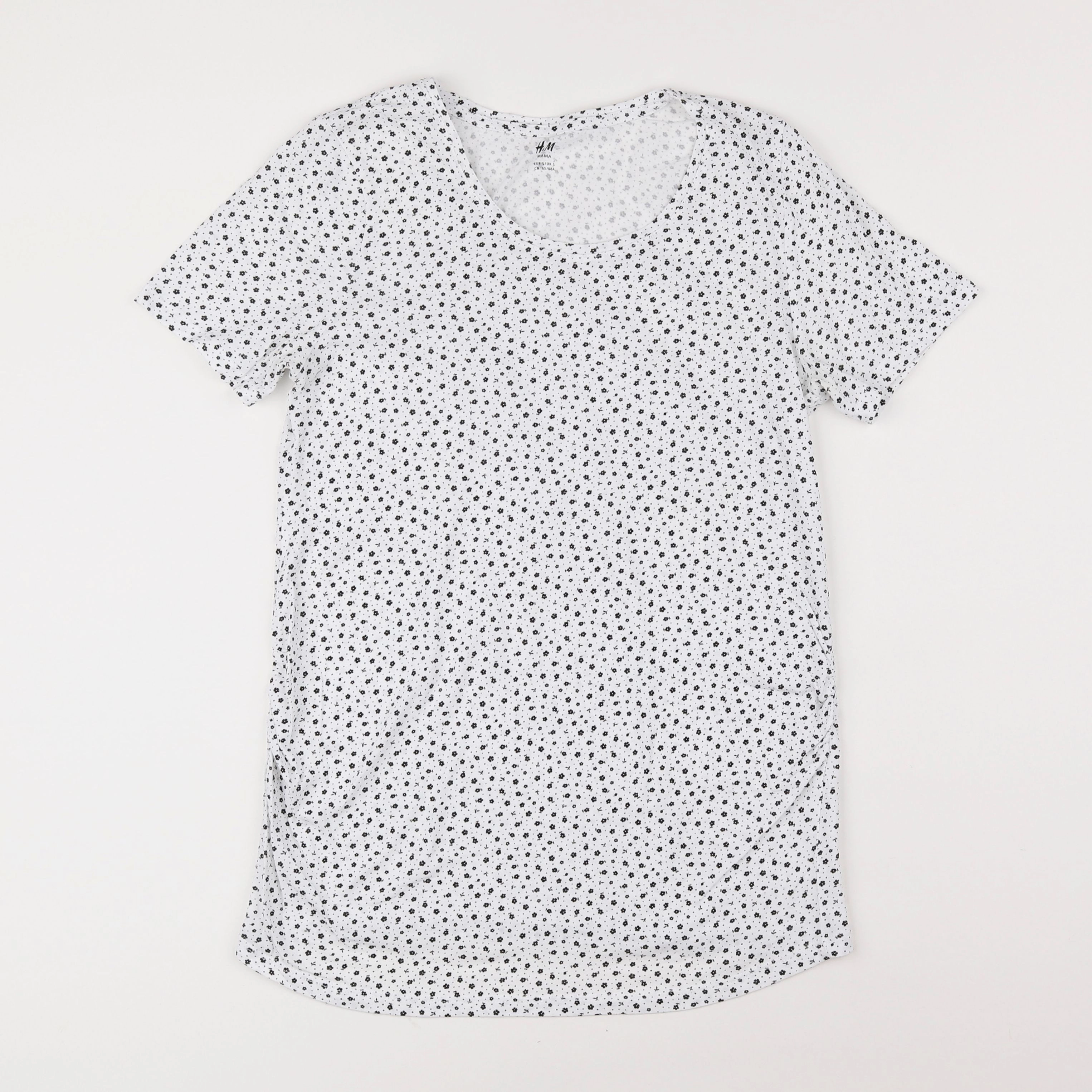 H&M - tee-shirt grossesse blanc - 36 à 38