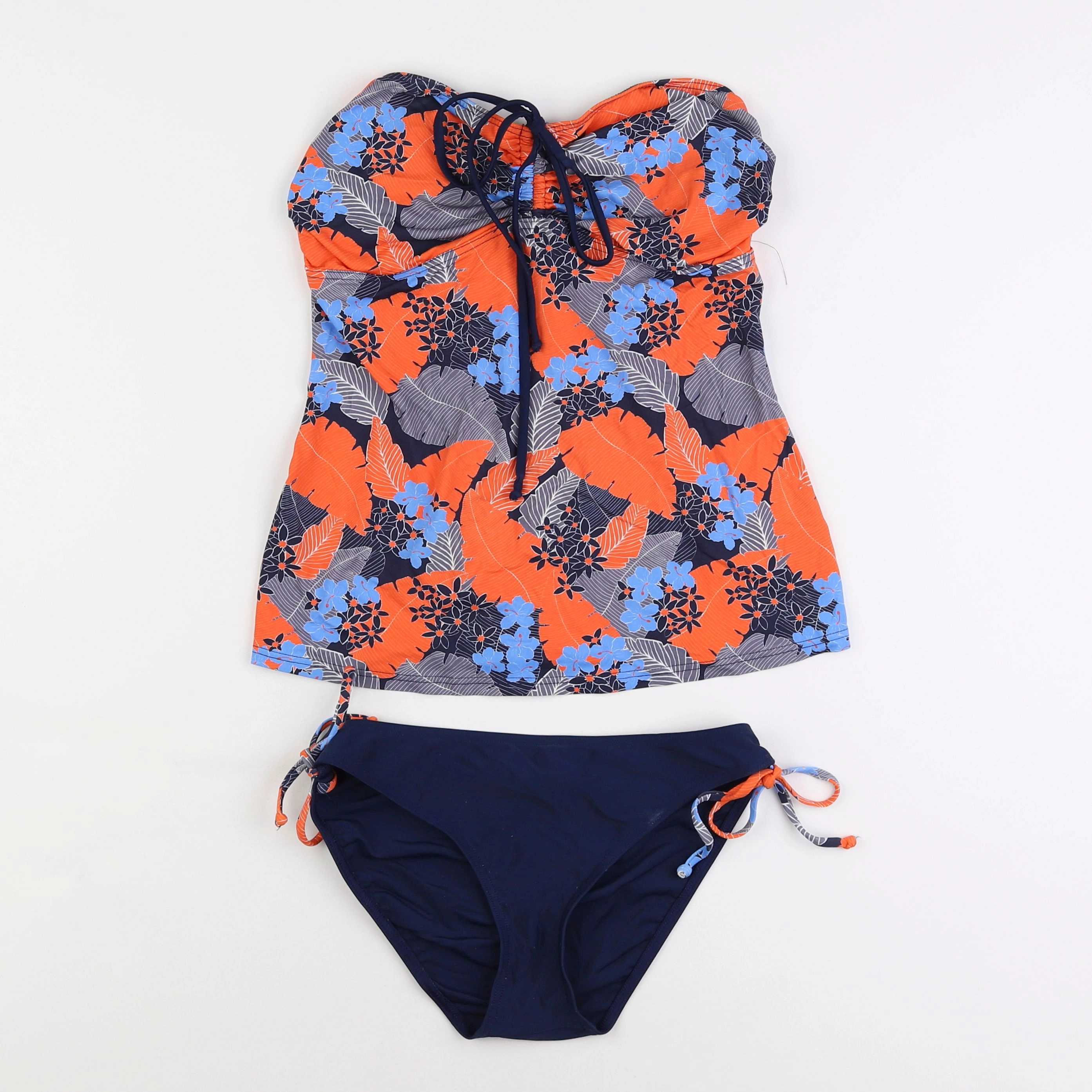 Envie de fraise - maillot de bain grossesse orange, bleu - 34