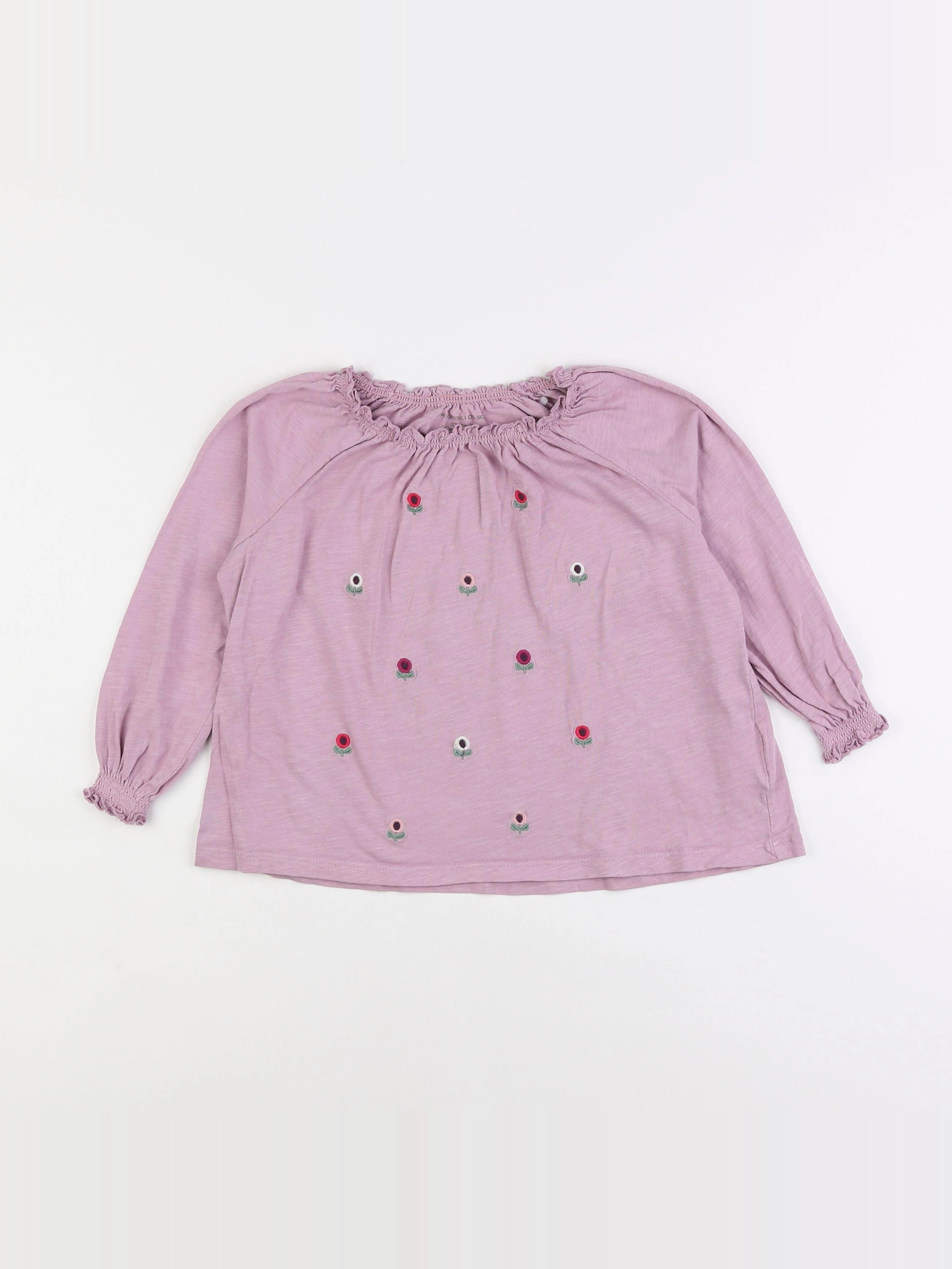 Monoprix - tee-shirt rose - 6 ans