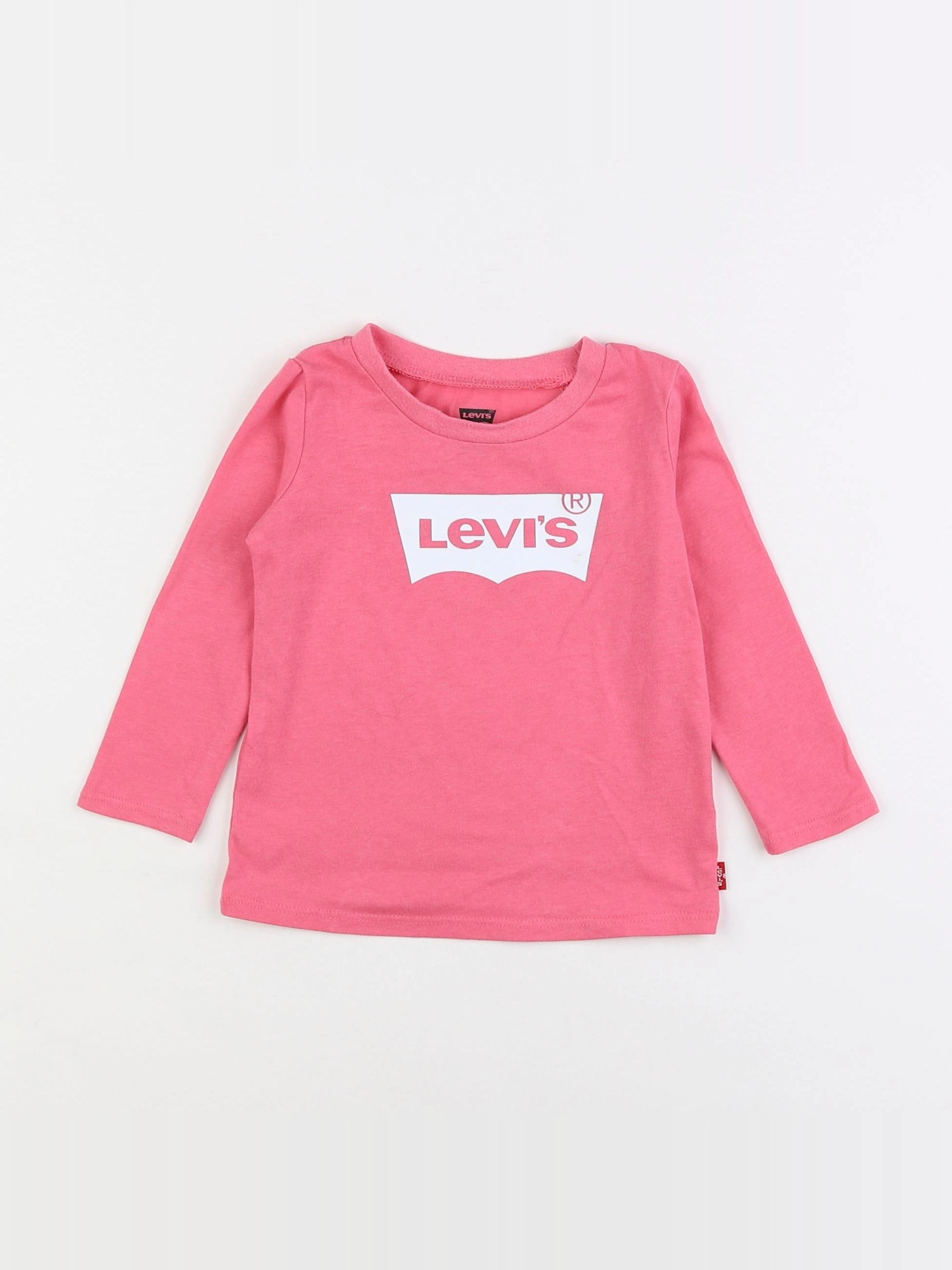 Levi's - tee-shirt rose - 18 mois